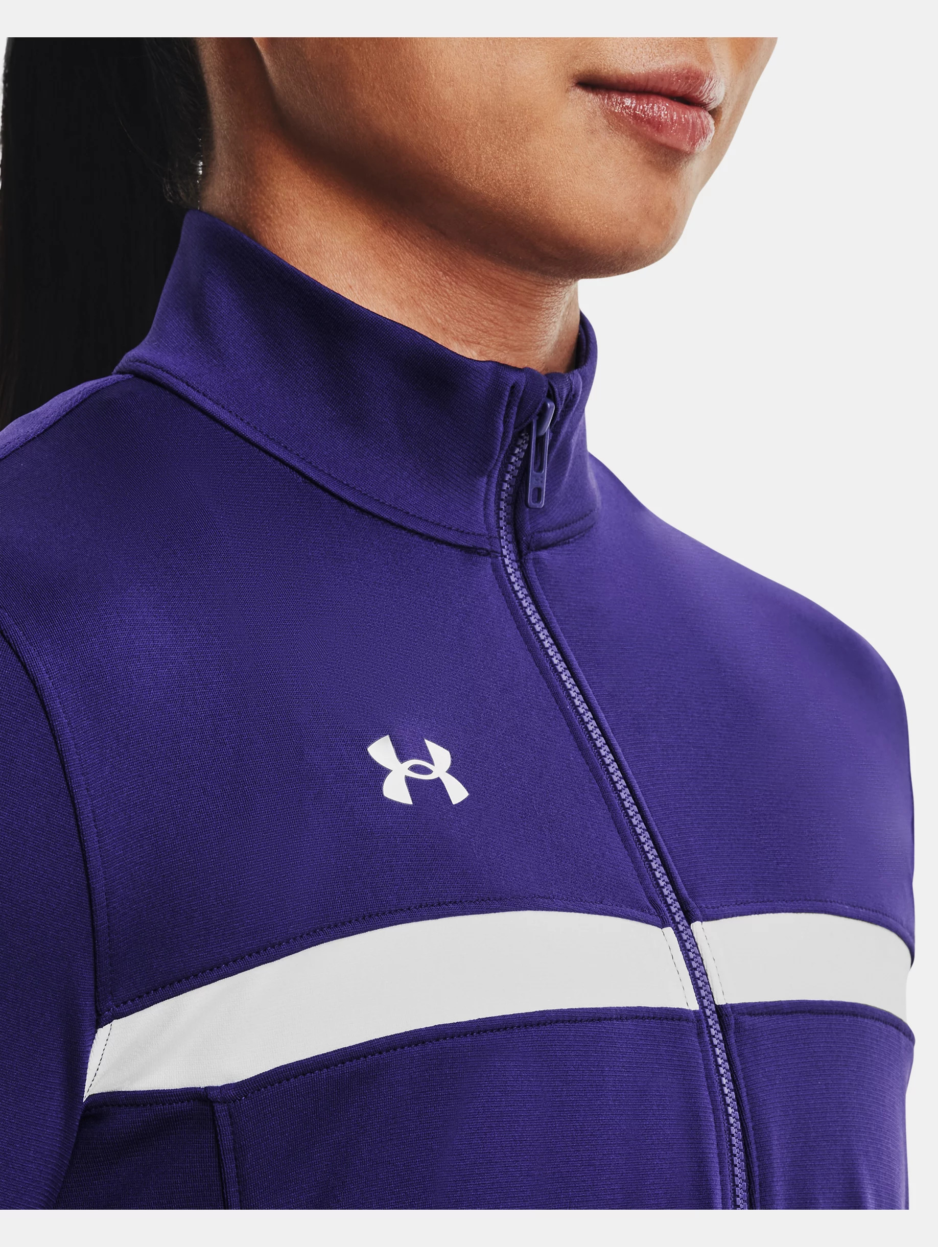 Women's UA Knit Warm Up Team Full-Zip - 6