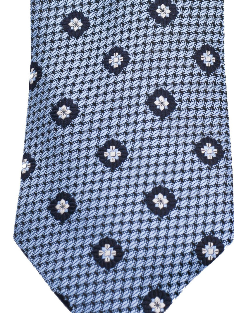 ZEGNA patterned silk tie outlook