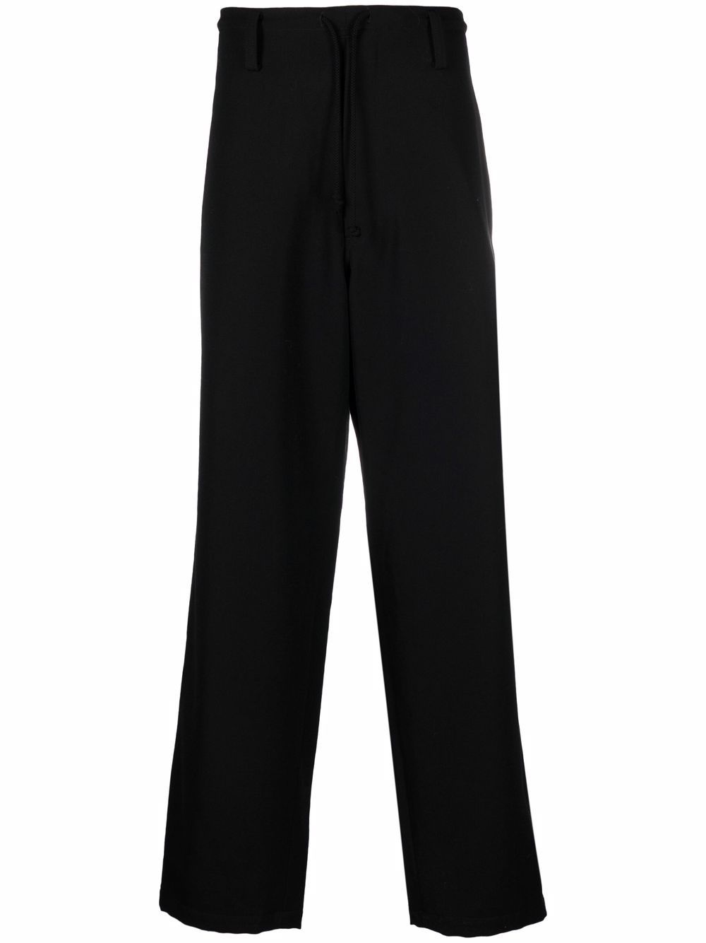 logo-print flared trousers  - 1