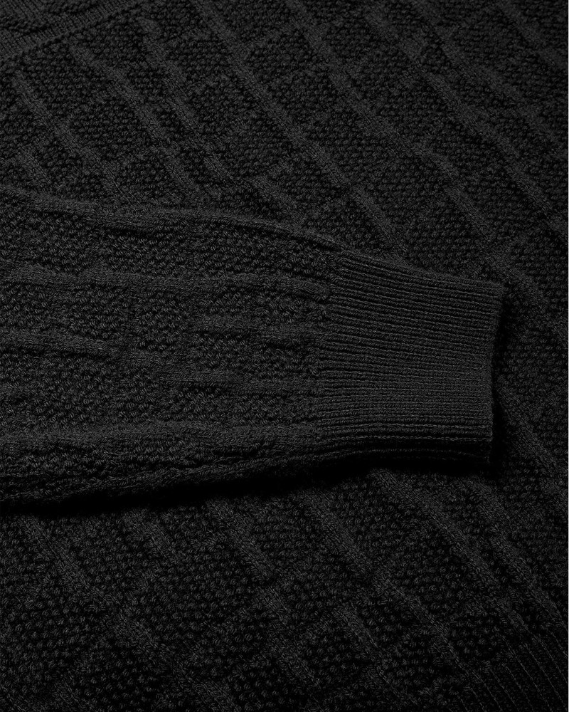 VERSACE Croc-Effect Jacquard Jumper outlook
