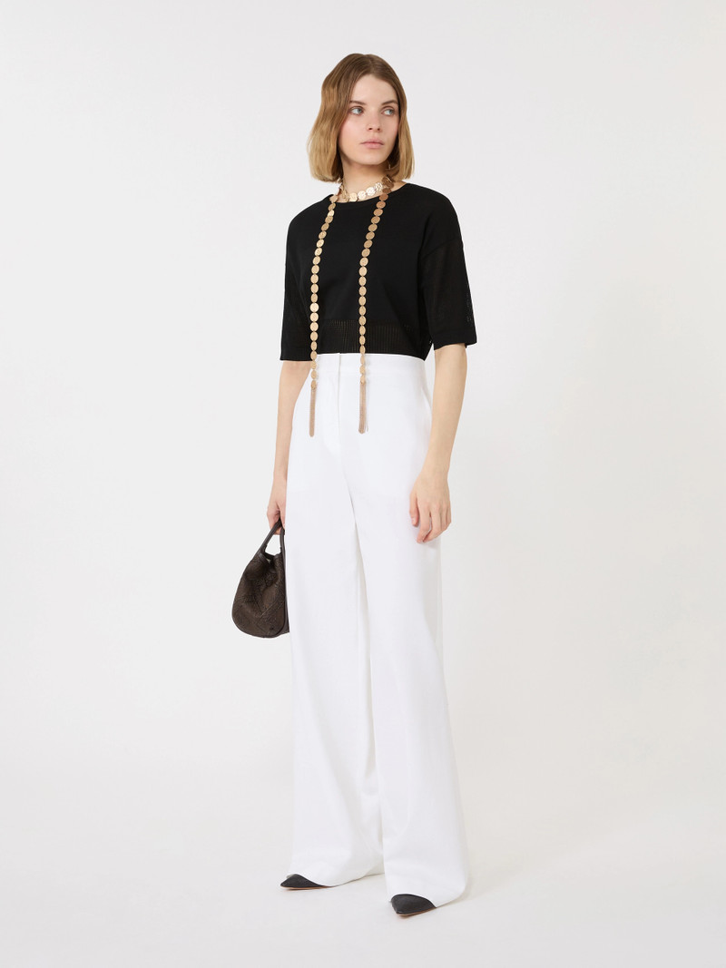 Max Mara CELEBRE Viscose yarn jumper - BLACK outlook