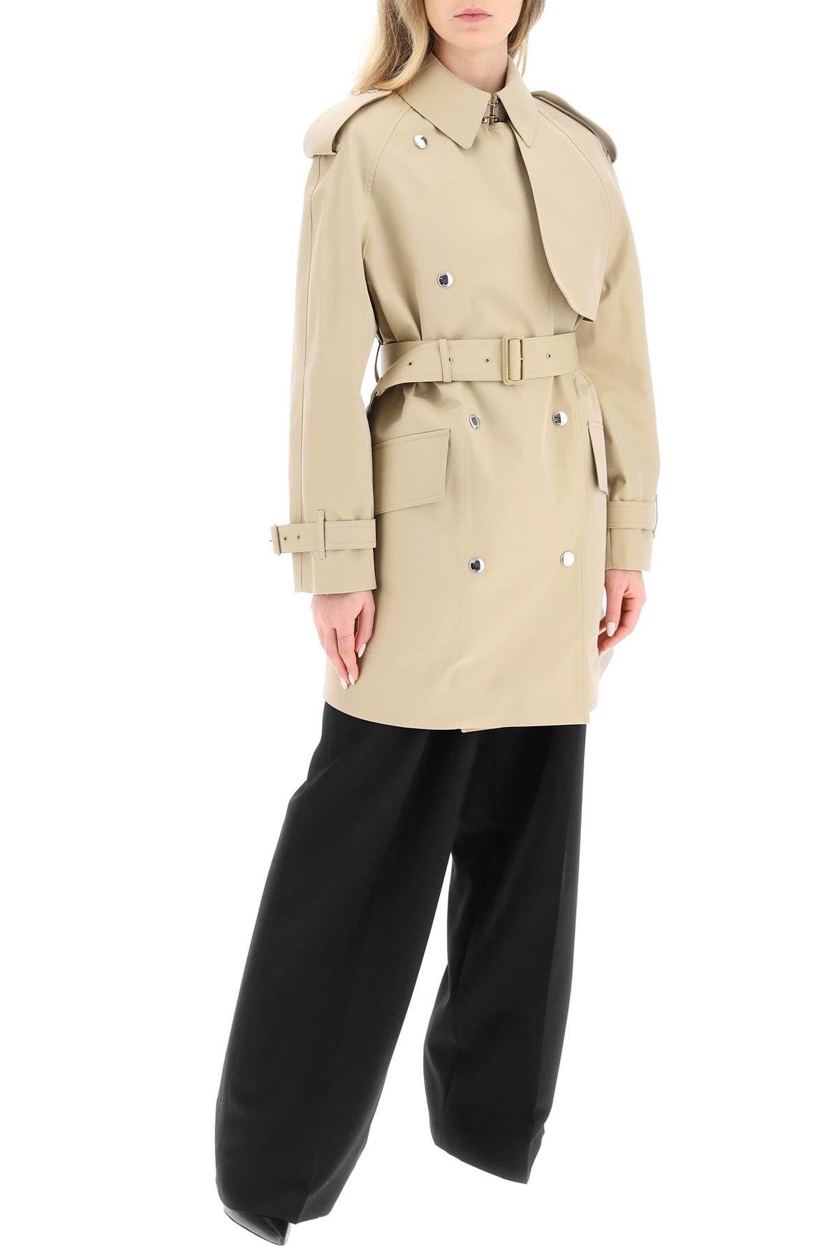 'JAMES' GABARDINE MIDI TRENCH COAT BURBERRY - 2