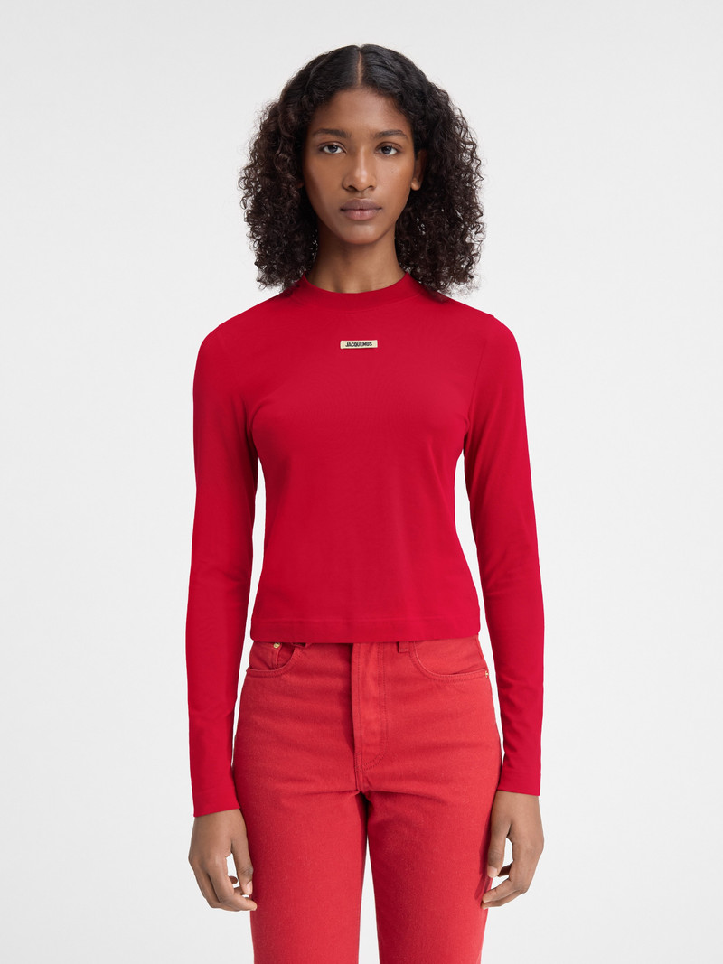 JACQUEMUS Le t-shirt Gros Grain manches longues outlook