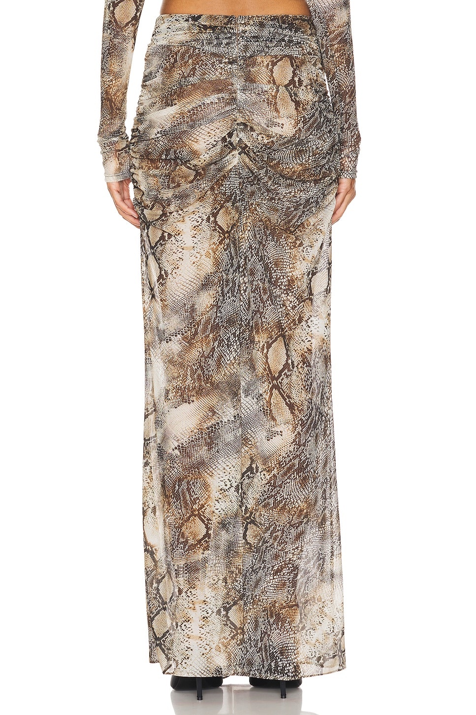 Mesh Draped Skirt - 5