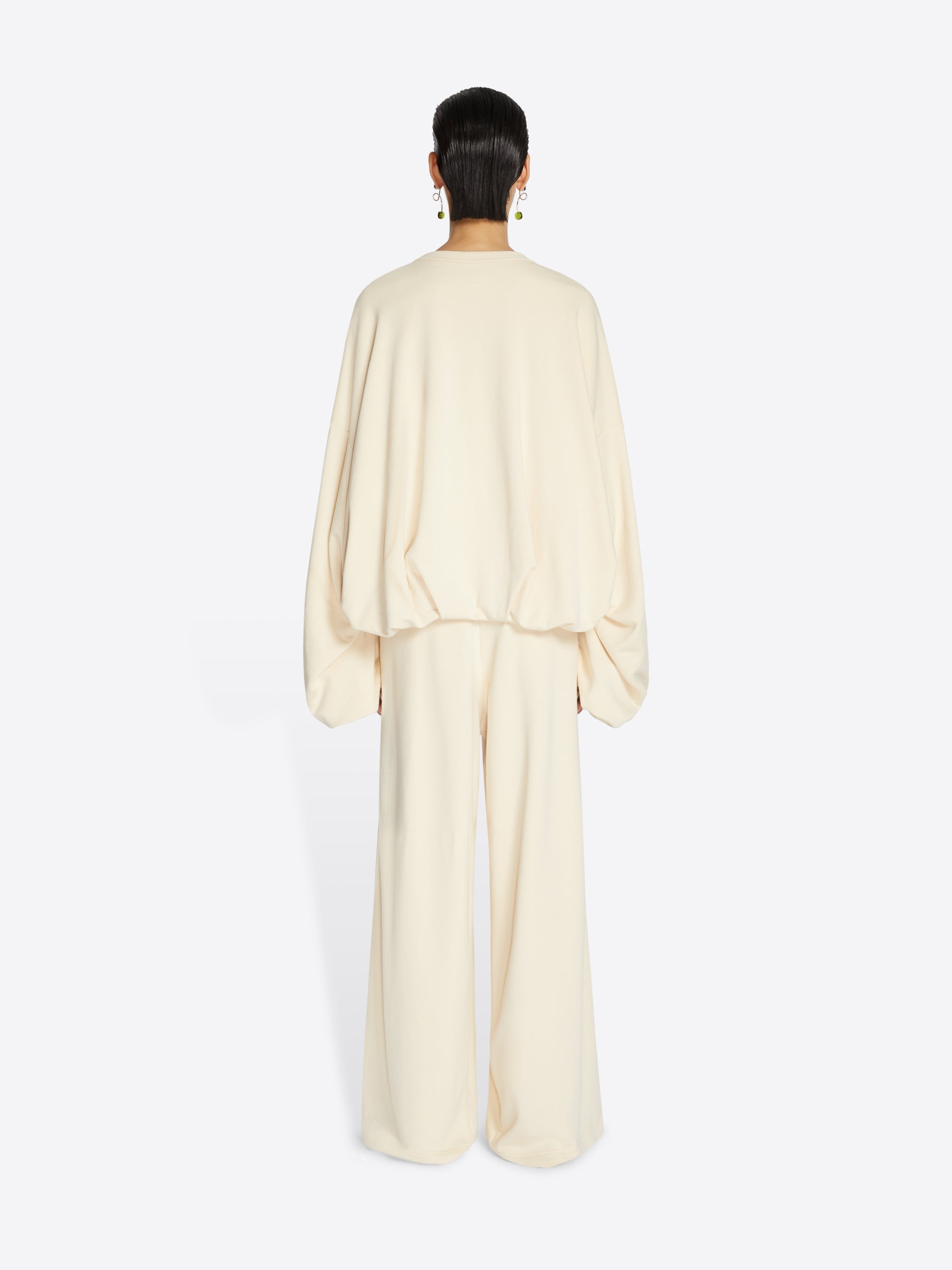 DRAPED SWEATSHIRT - 4