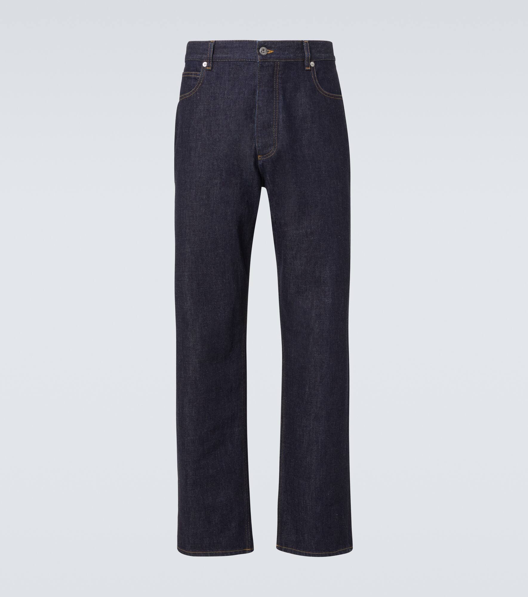 Low-rise wide-leg jeans - 1