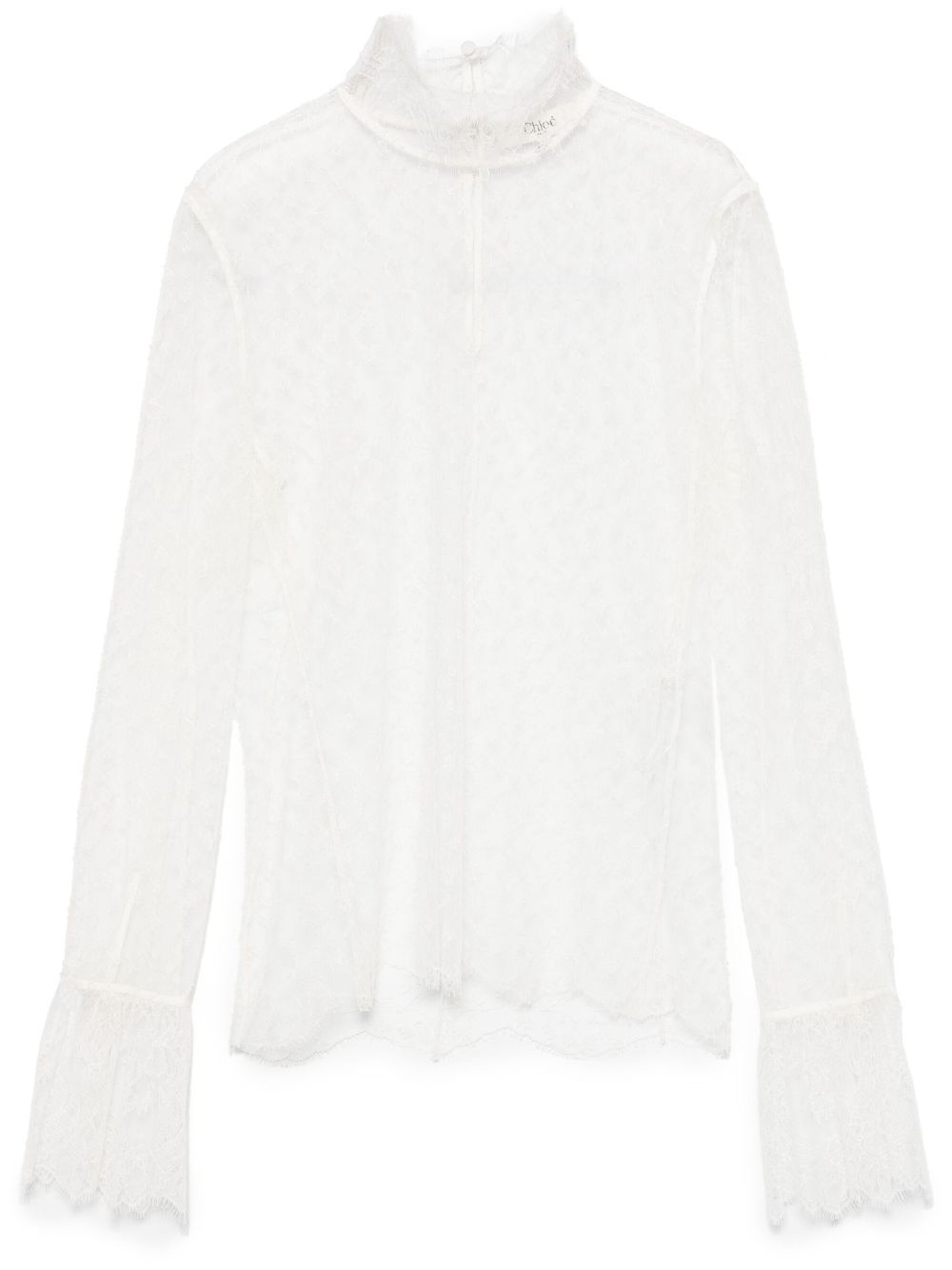 lace blouse - 1