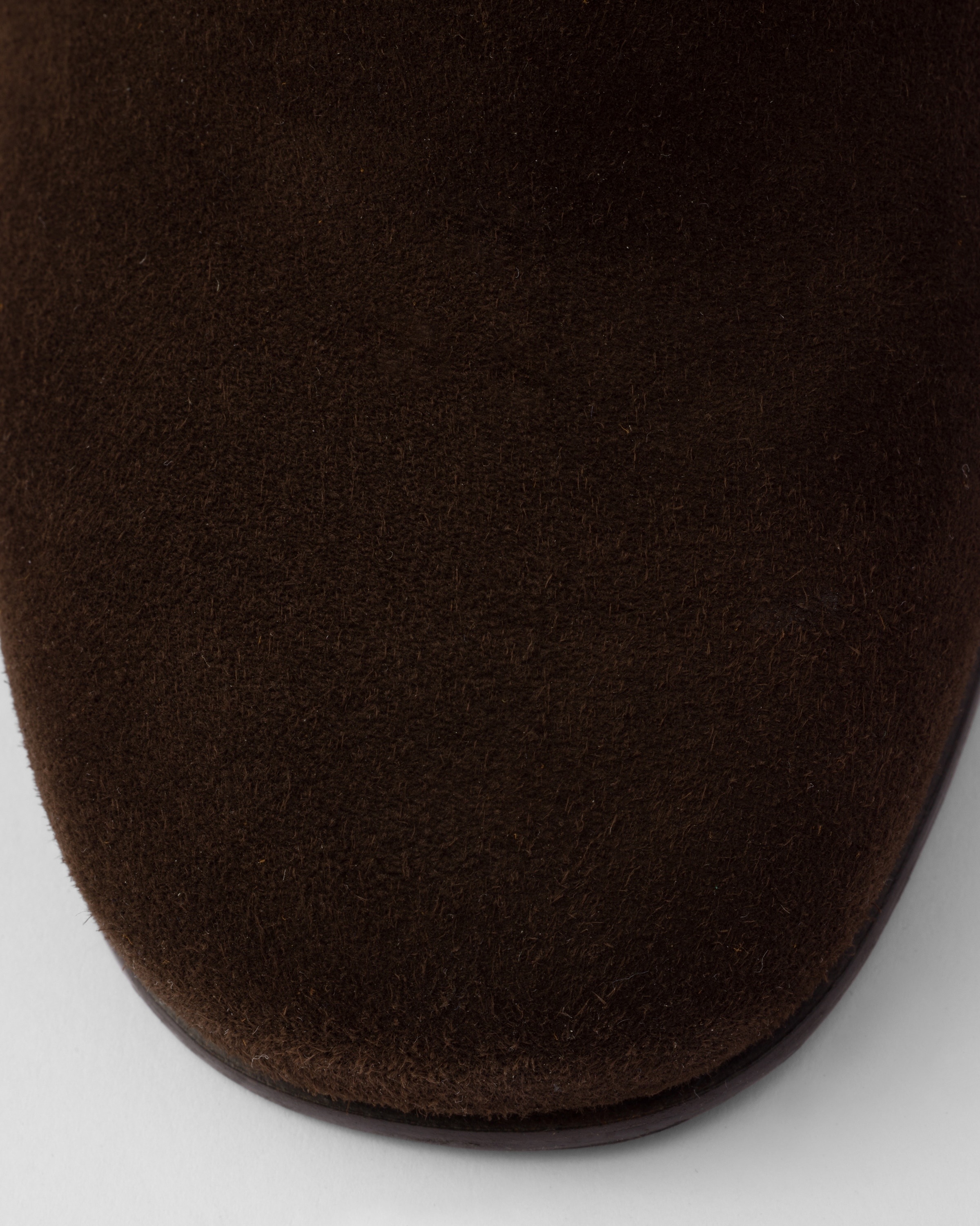 Suede booties - 6