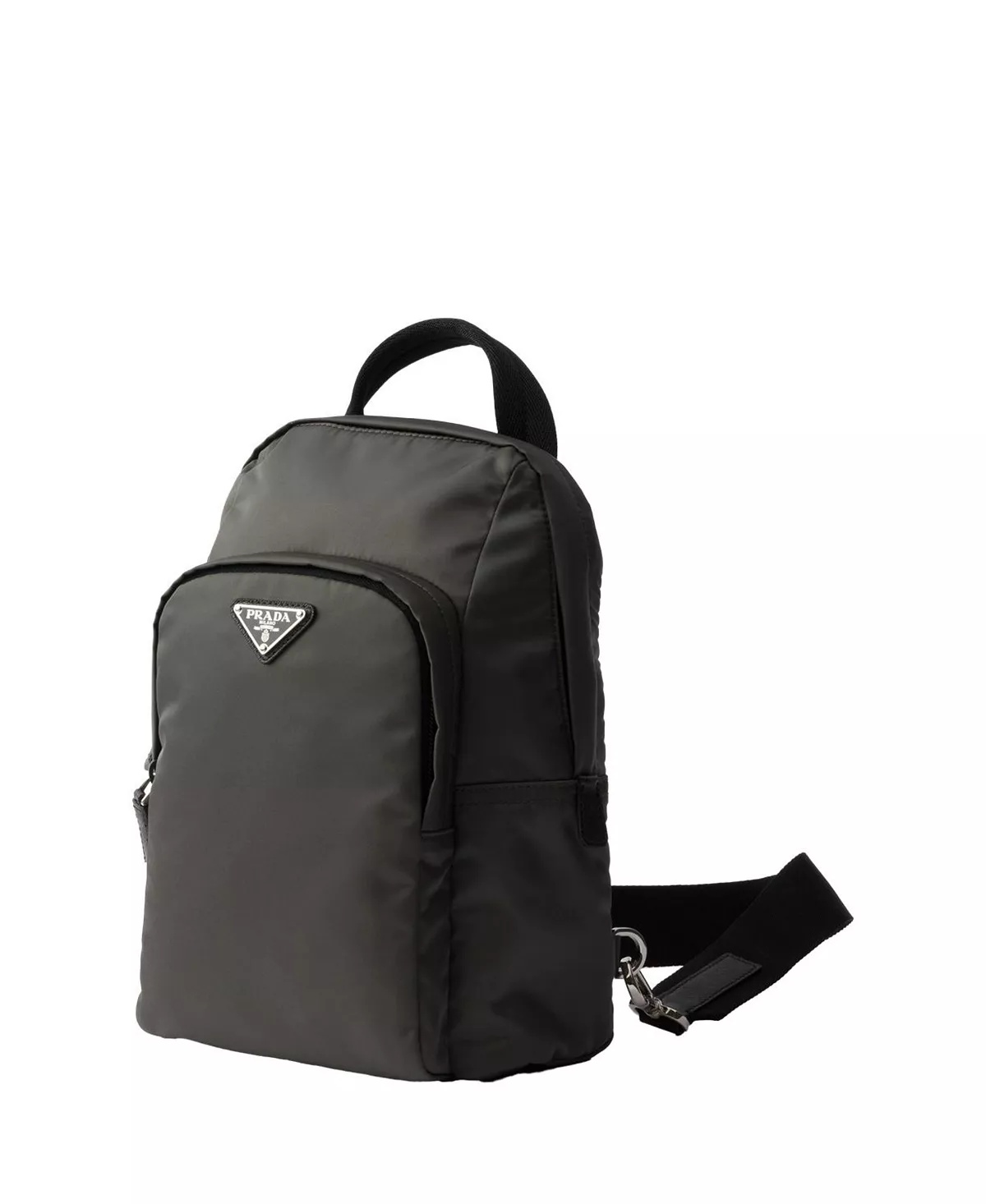 Re-Nylon And Saffiano Leather Backpack - 2
