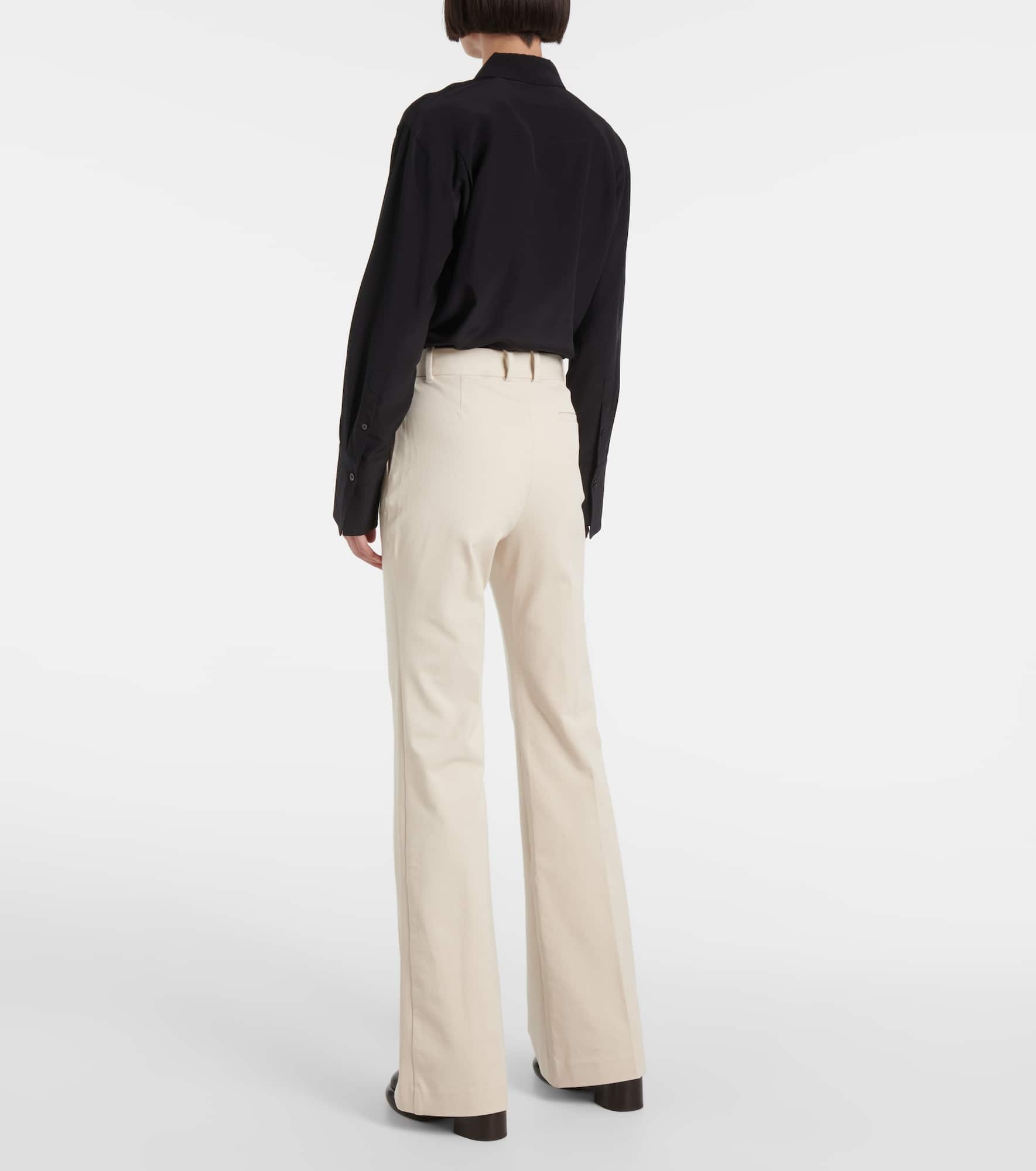 High-rise flared pants - 3