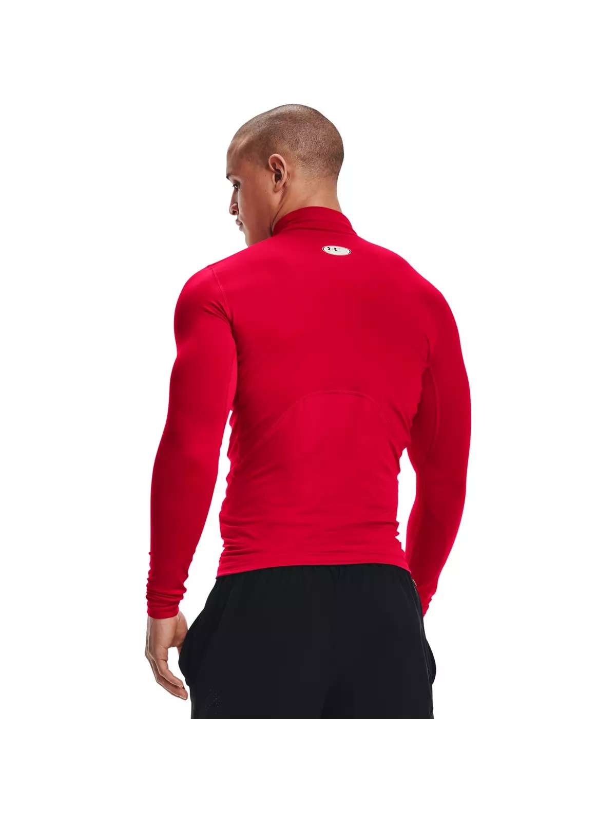 Men's ColdGear Armour Shirt-Red - 2