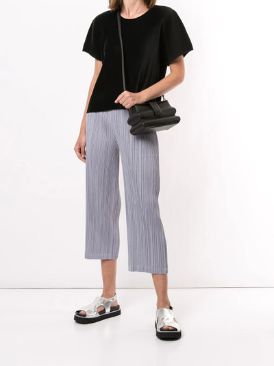 Pleats Please Issey Miyake ribbed effect blouse outlook