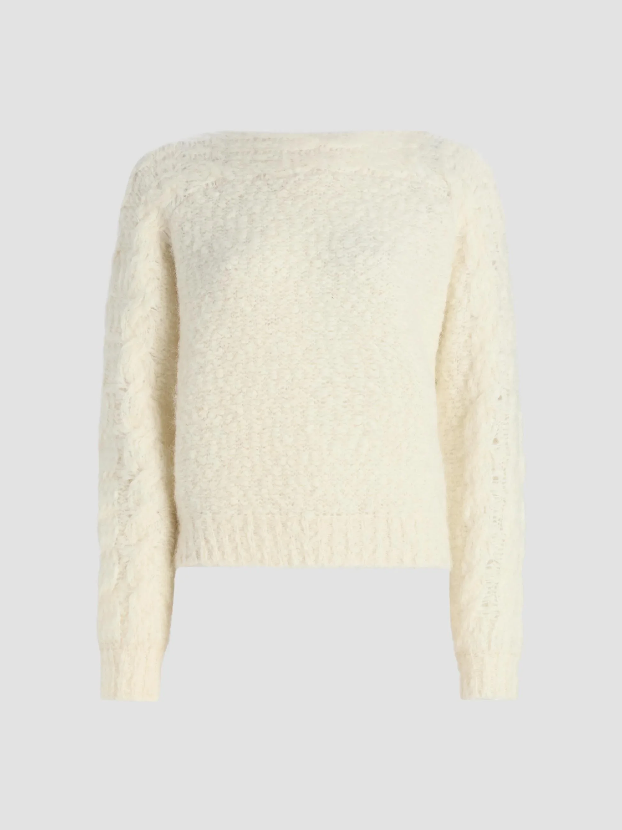 Women's Ponara Wool-Blend Sweater - Ecru - 1