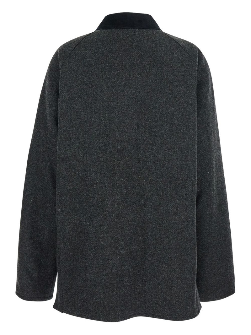Barbour Bedale wool buttoned coat outlook