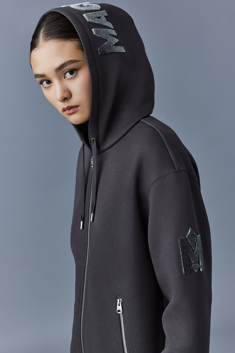 KRYS Zip-up with velvet embroidery 5