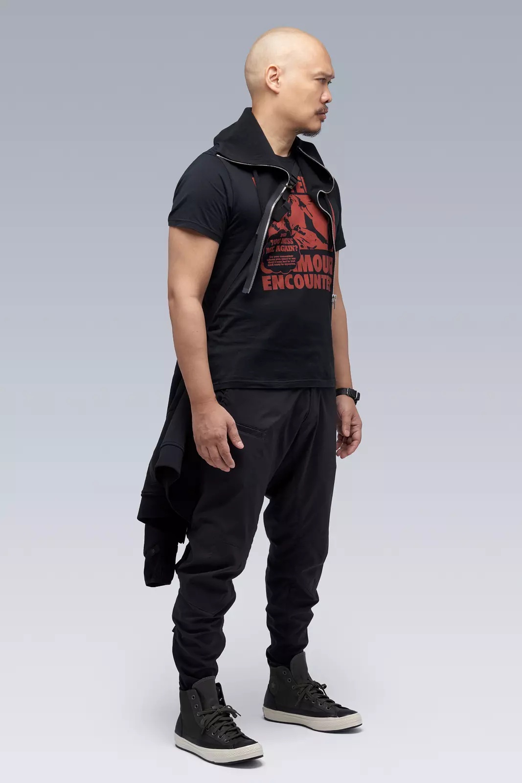 ACRONYM P10-E Encapsulated Nylon Articulated Pant Black ACRONYM P10-E Encapsulated Nylon Articulated Pant Black