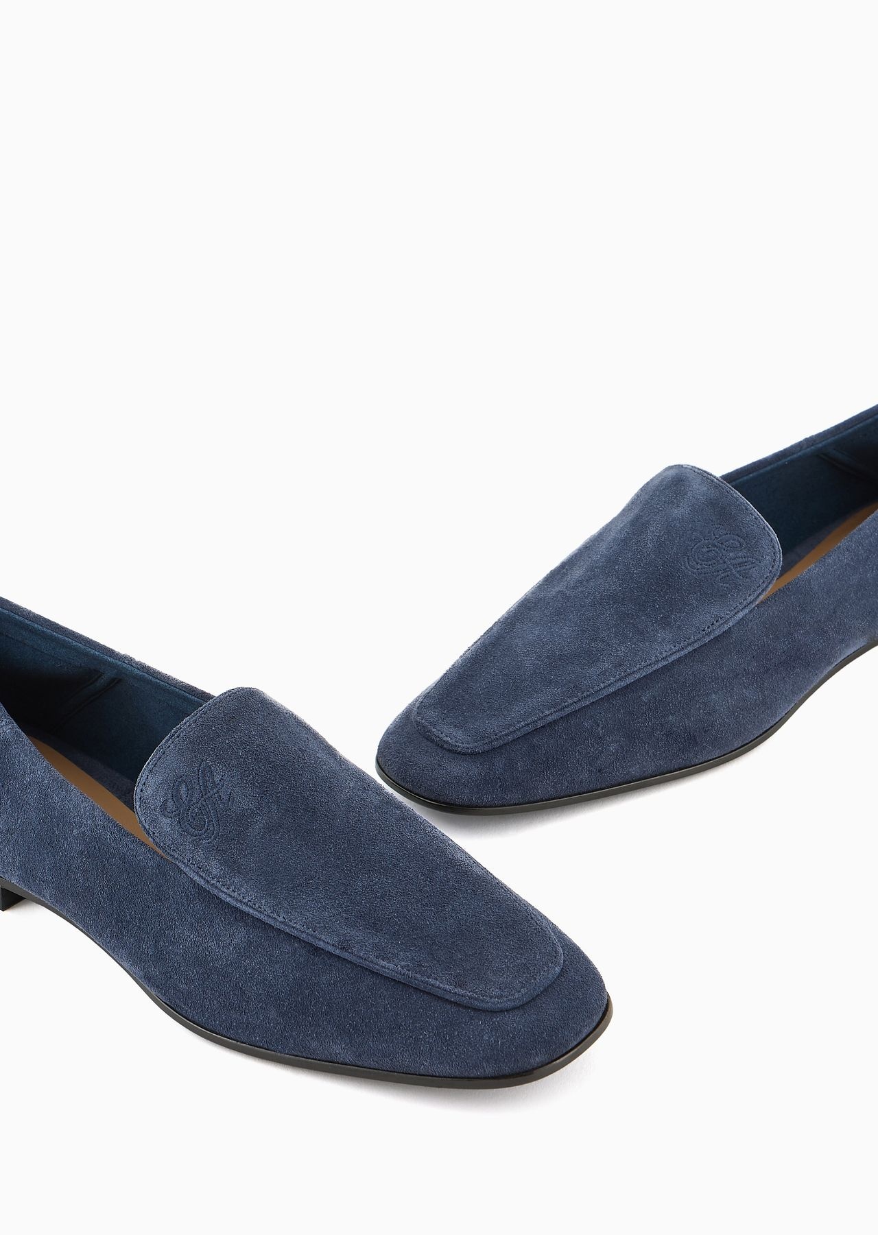 Icon velour-leather loafers - 5