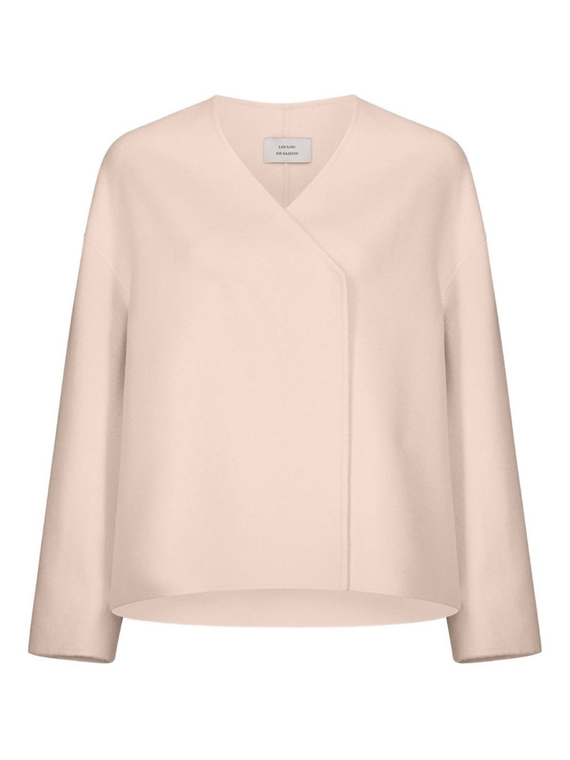 MAARA asymmetric collarless jacket 1