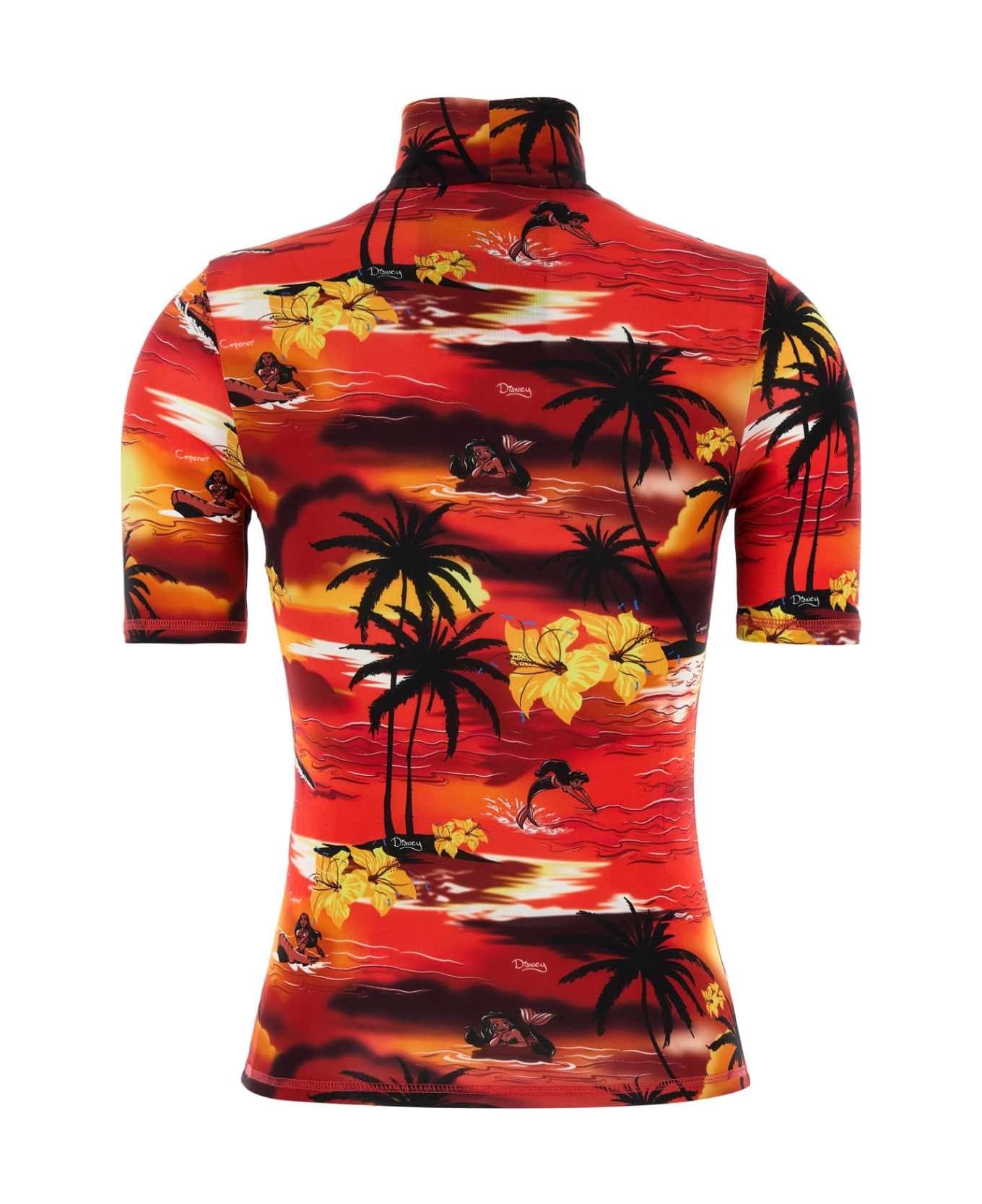 Printed Stretch Viscose Coperni X Disney T-shirt - 2