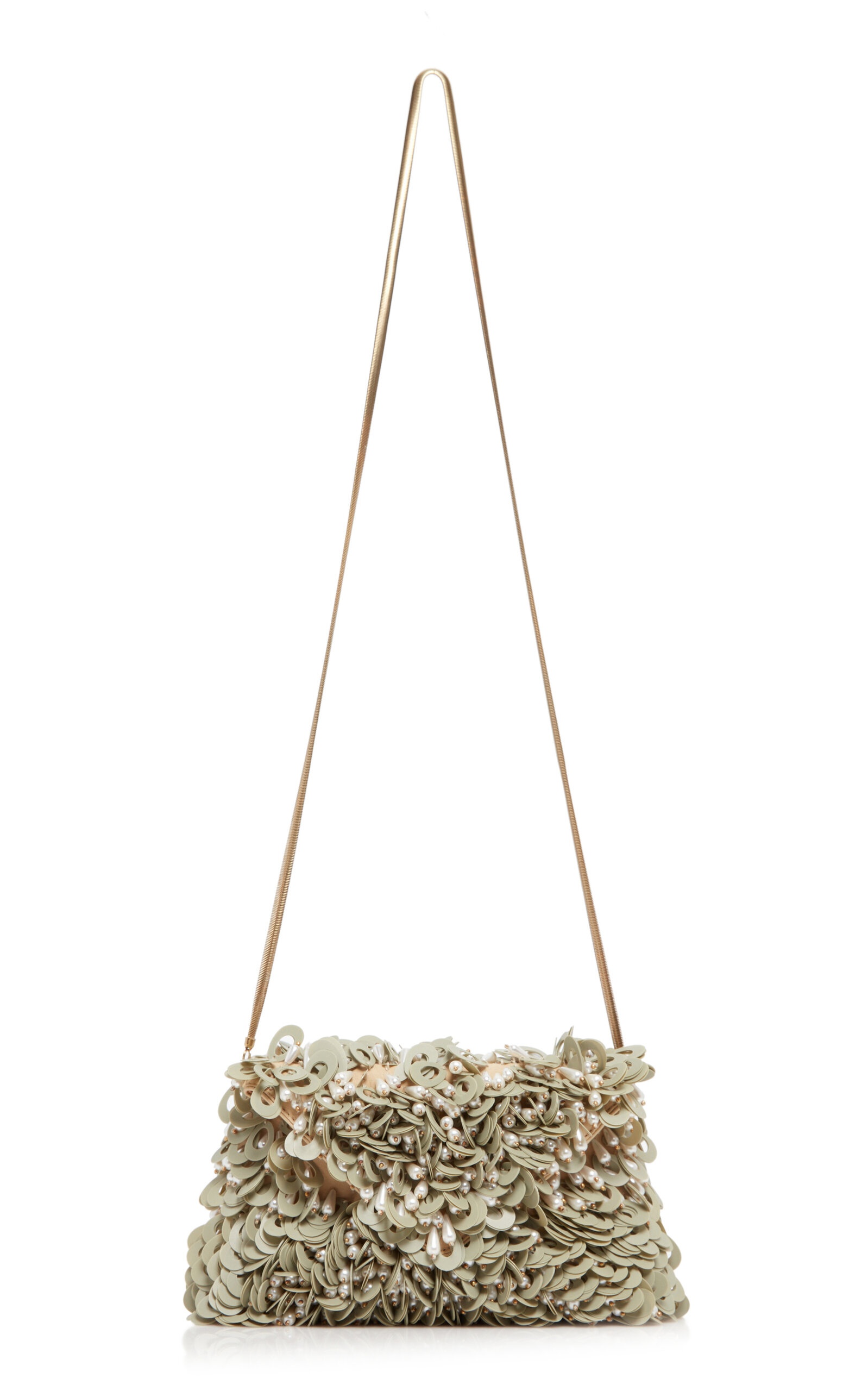 Sequined Envelope Clutch neutral - 5