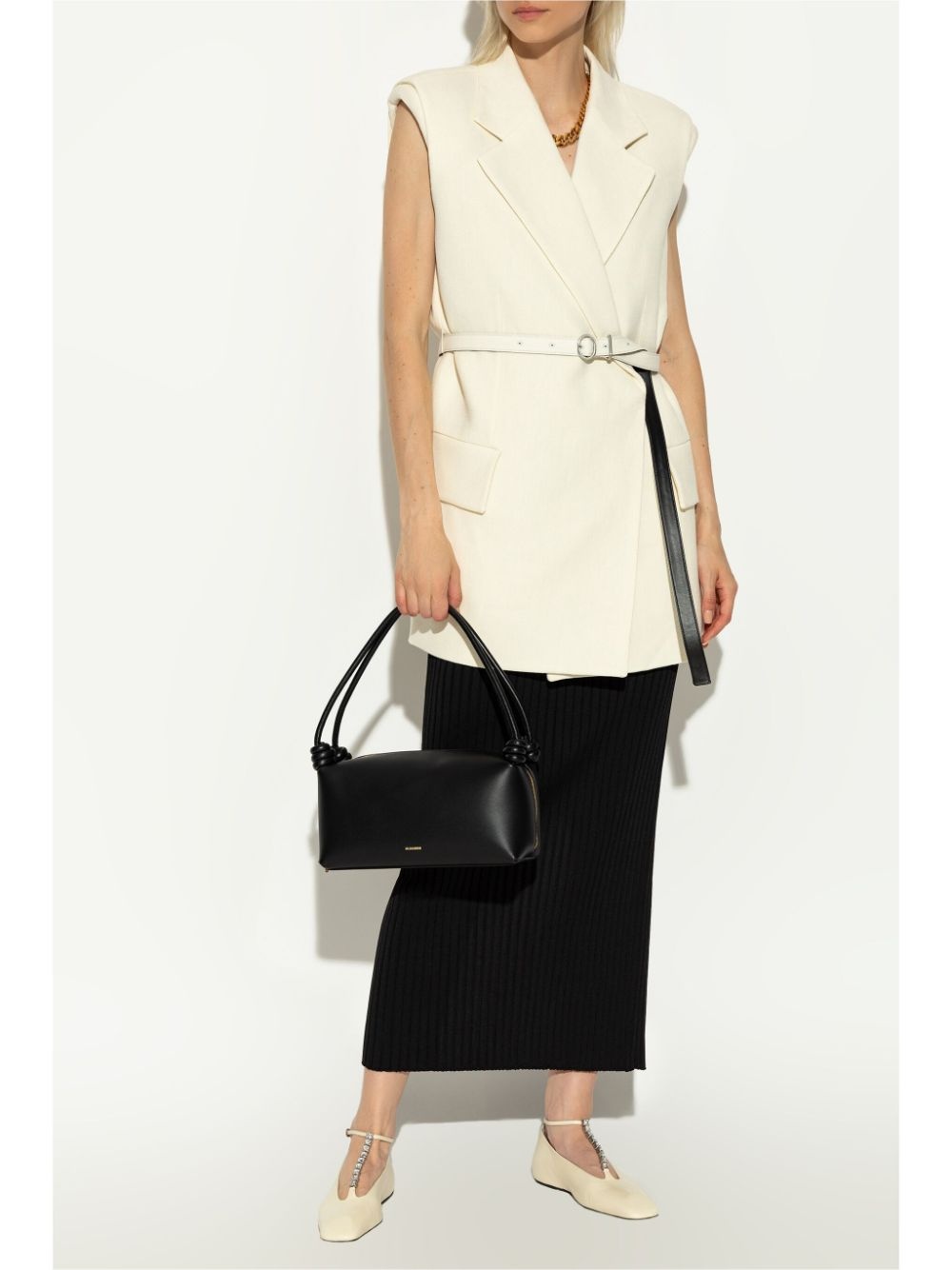 ribbed-knit pencil skirt - 2