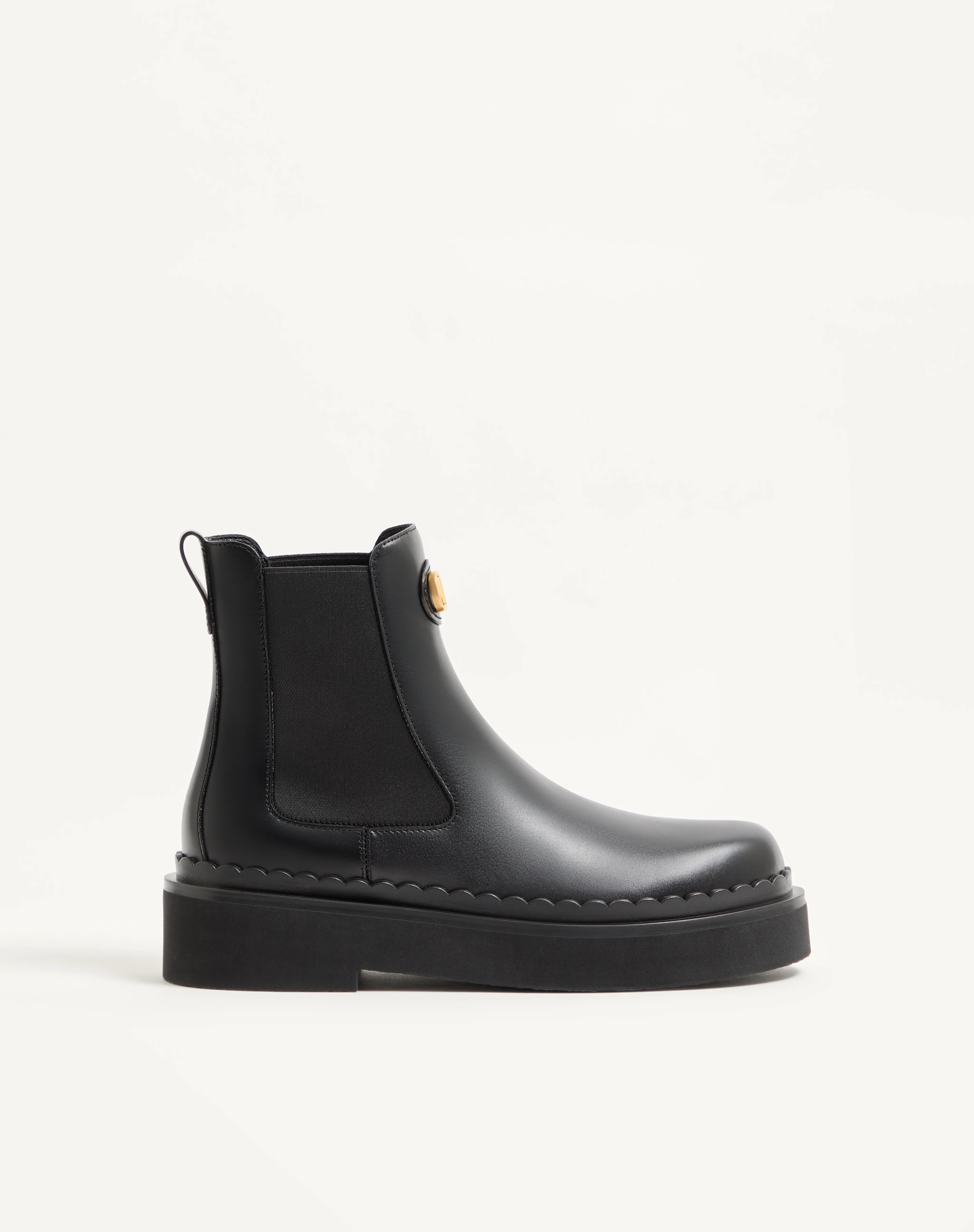 VLOGO SIGNATURE CHELSEA ANKLE BOOT IN CALFSKIN 45MM - 1