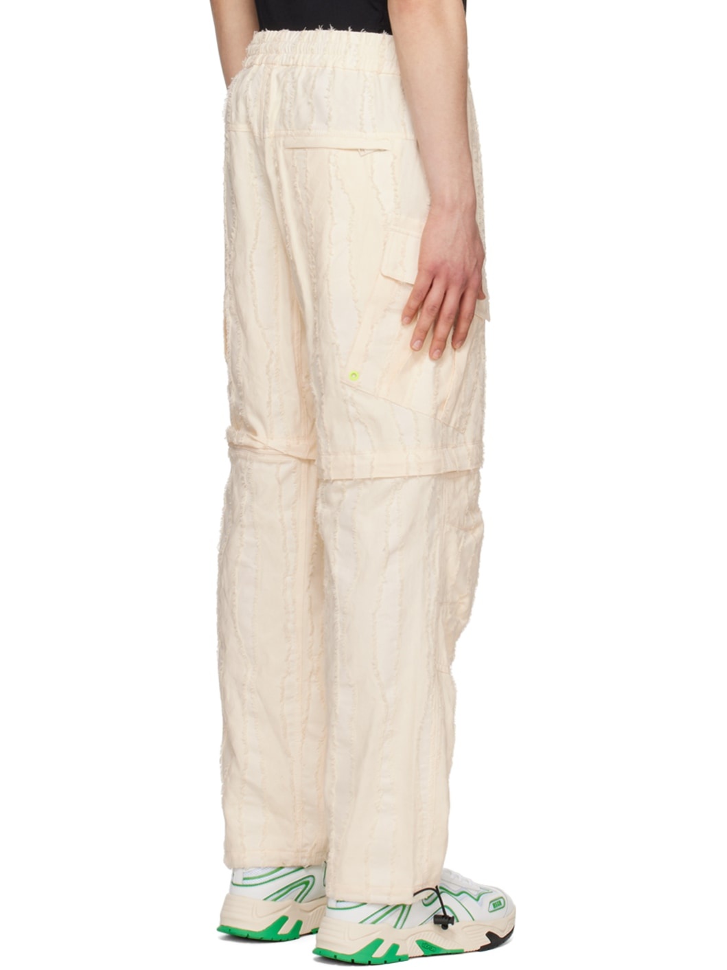 Off-White Striped Cargo Pants - 3