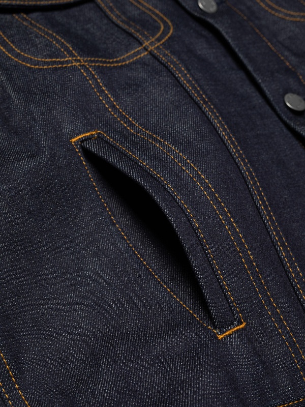 Danny Ace Selvage Denim Jacket Dry Blue - 3