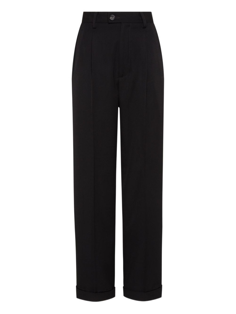 DSQUARED2 high-rise straight-leg trousers outlook