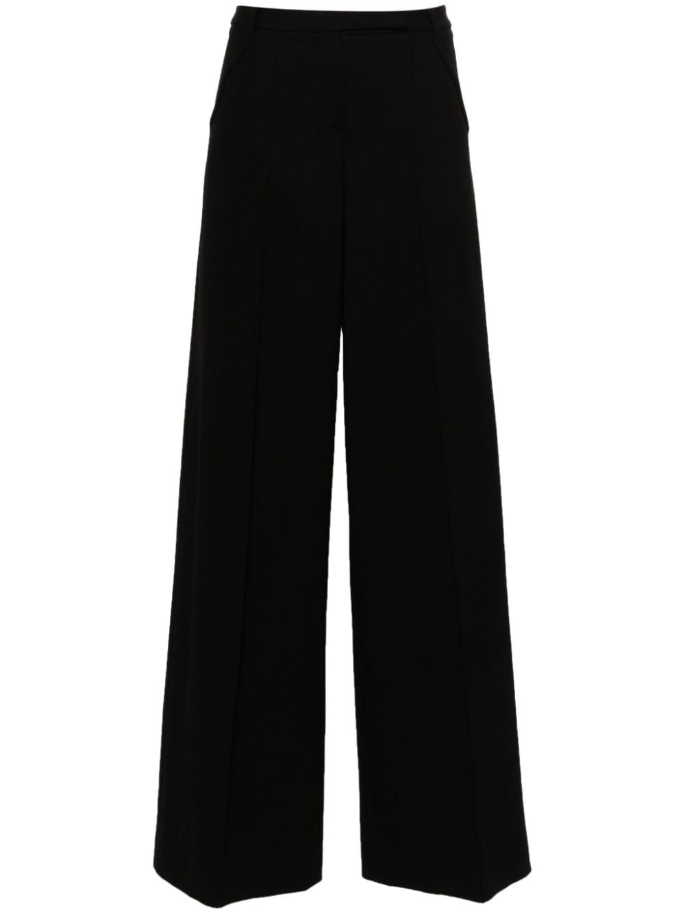 seam-detail wide-leg trousers - 1