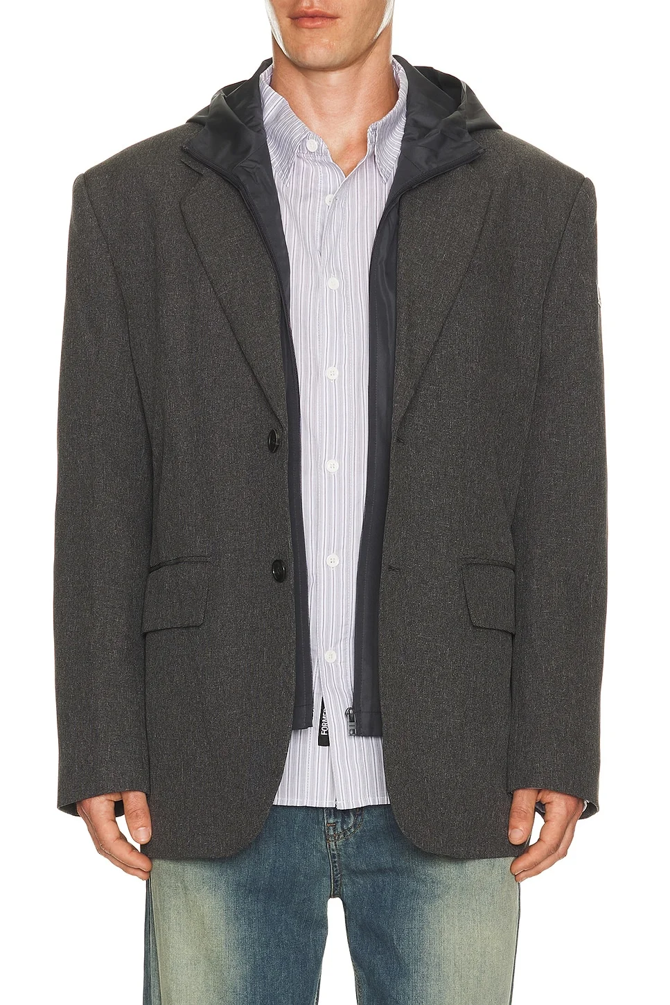 Hood Detachable Blazer - 1