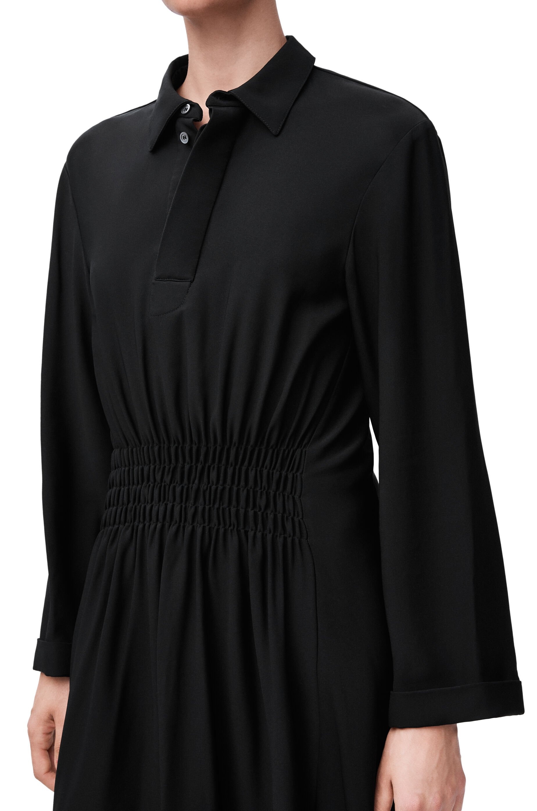 Polo dress in stretch viscose - 4