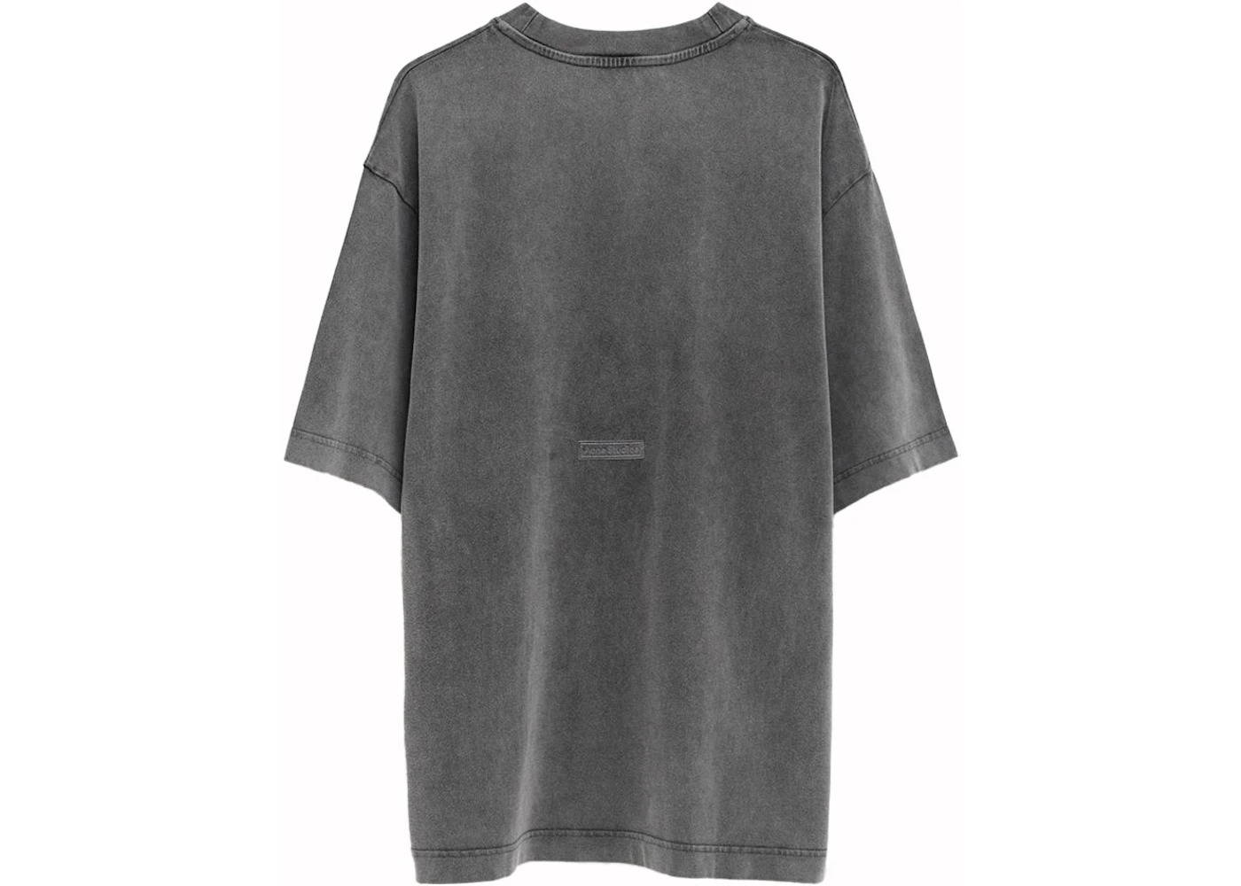 Acne Studios Crewneck T-Shirt Faded Black Bm0 - 2