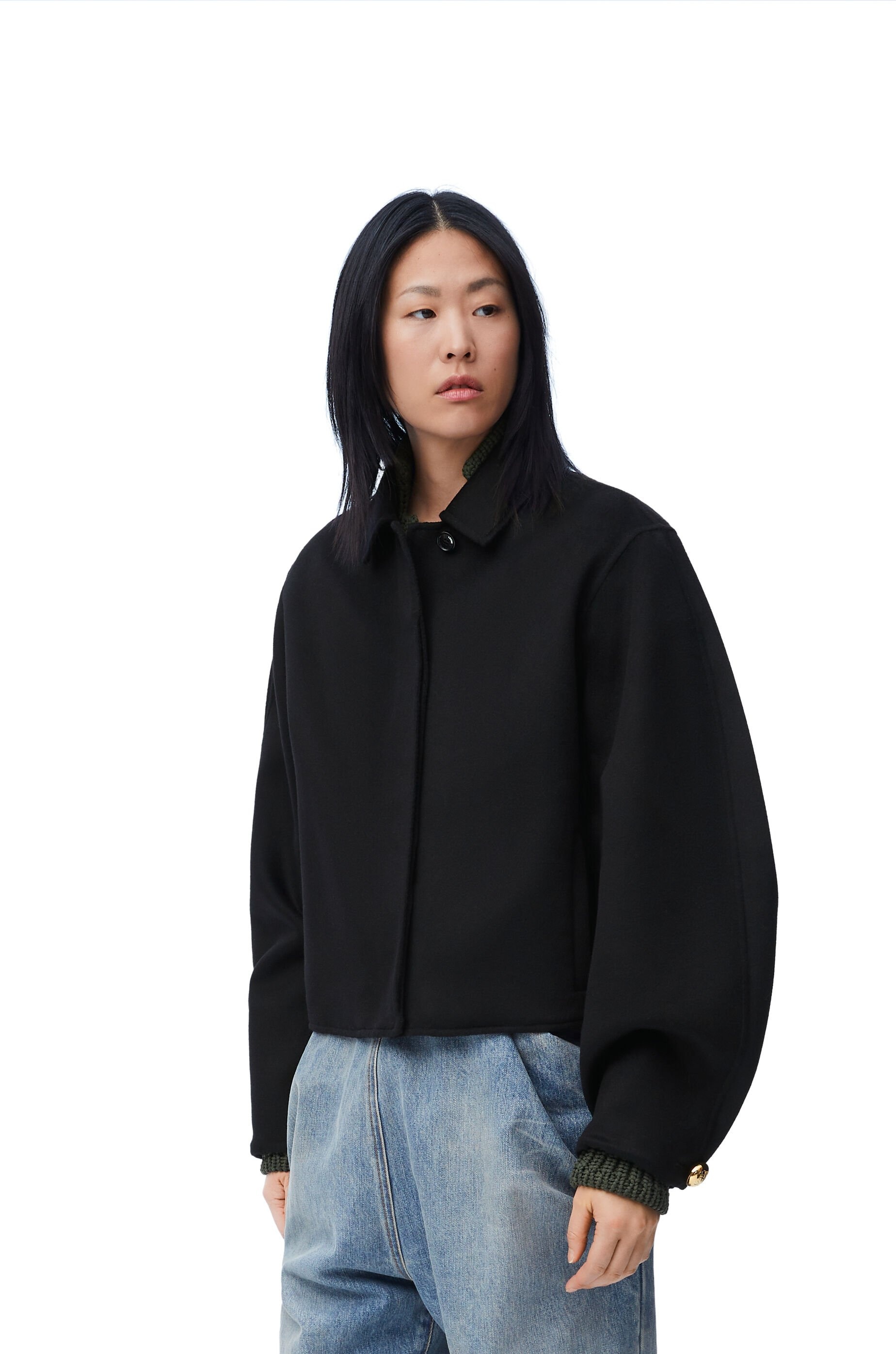 Pebble jacket in wool and cashmere - 3