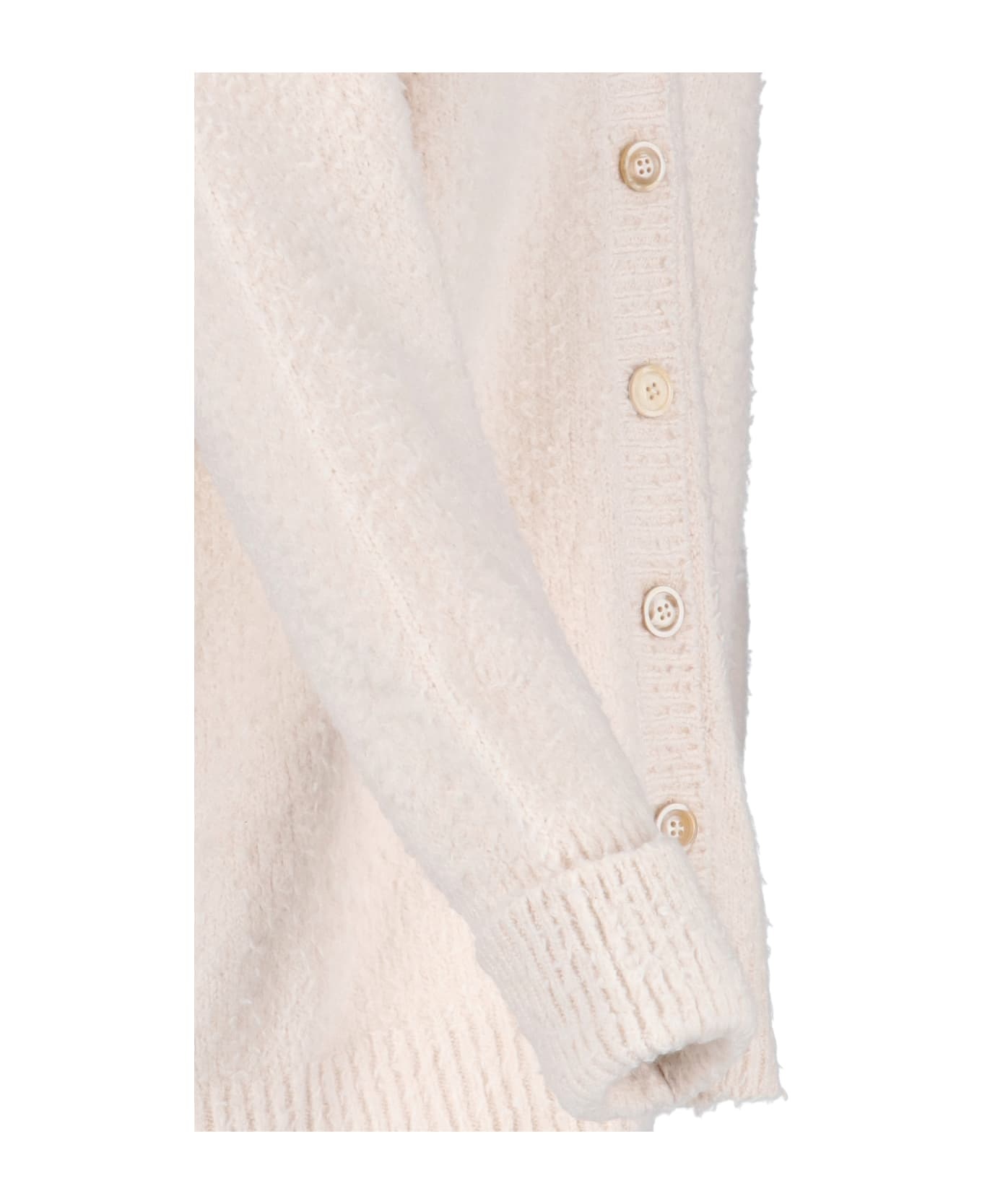 Oversized Piled Cardigan - 5