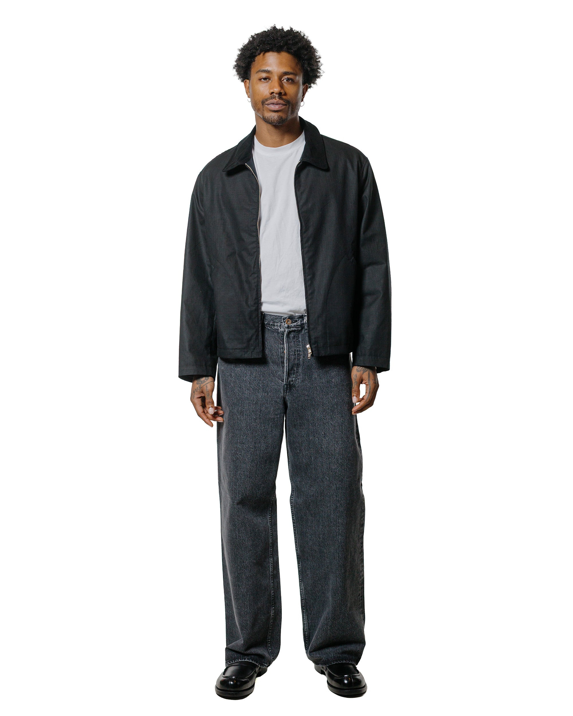 Site Jacket Black Waxed Organic Cotton Ripstop - 4