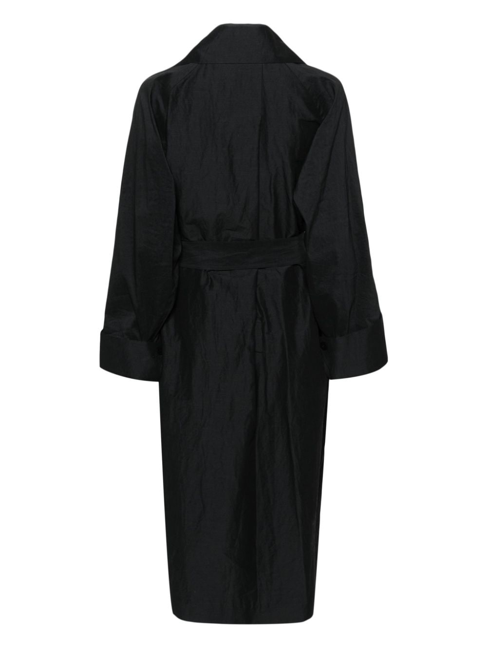 Shaped Membrane belted maxi coat - 2