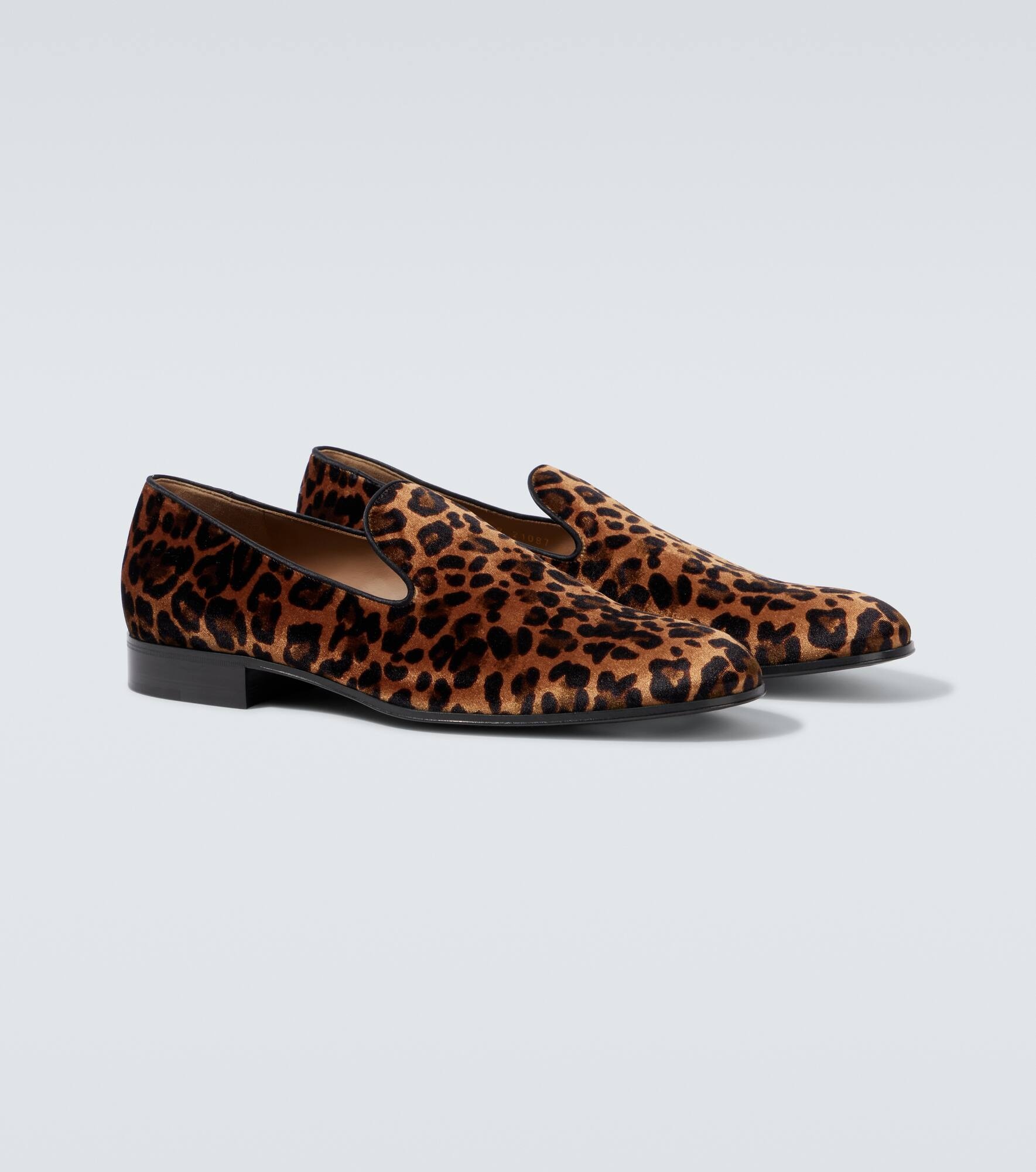 Leopard-print loafers - 5