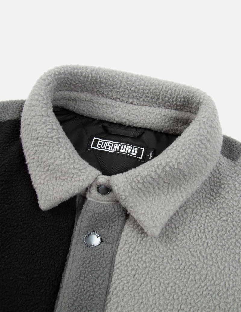 Colorblock Fleece Shirt Jacket 7