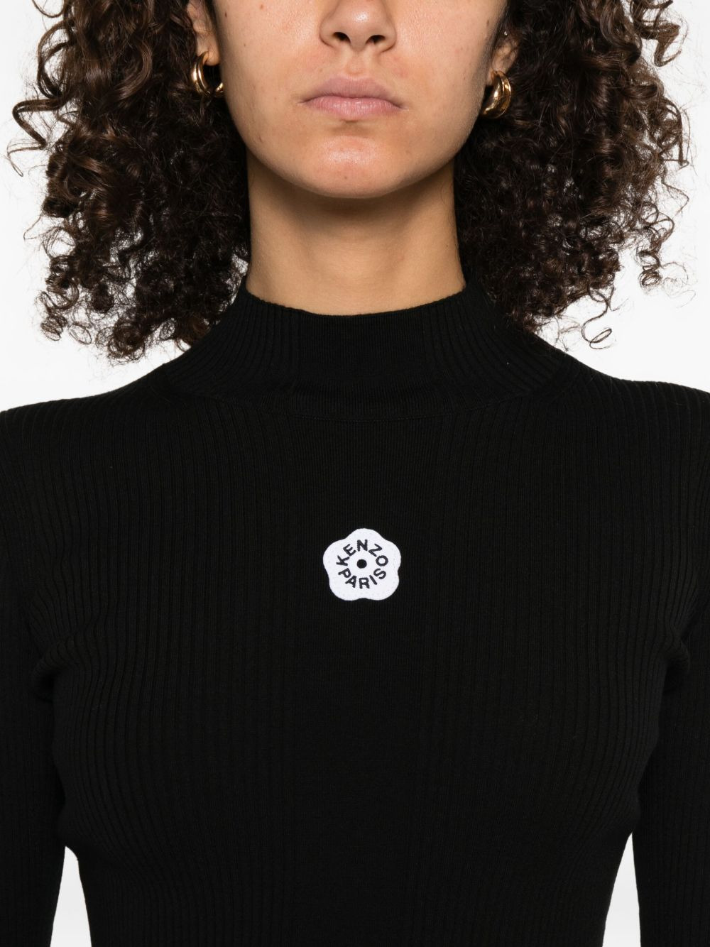 Boke Flower 2.0 mock-neck long-sleeve top - 5