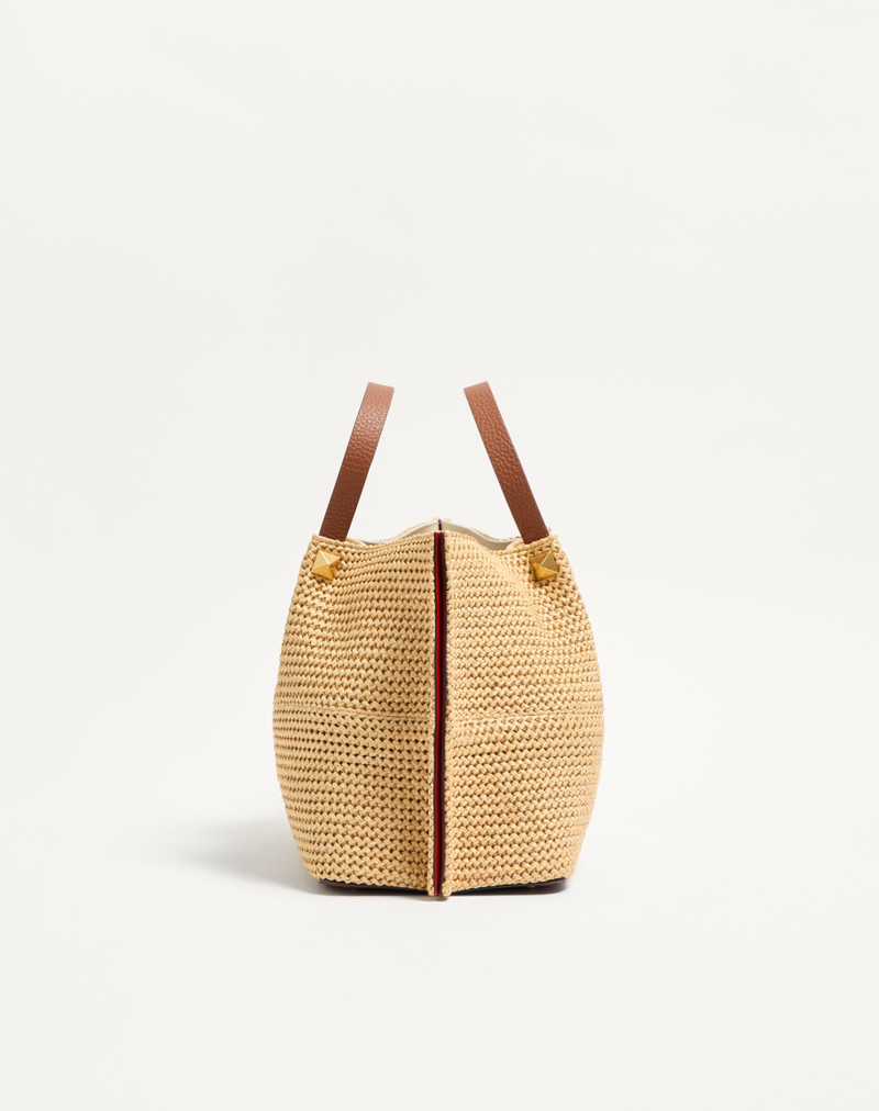 MEDIUM STRAW SUMMER TOTE 3
