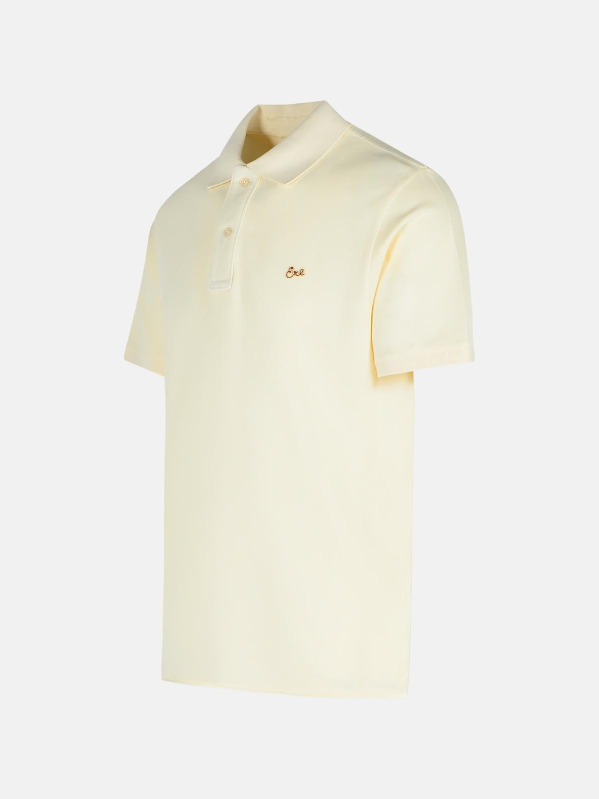 IVORY COTTON POLO SHIRT - 2