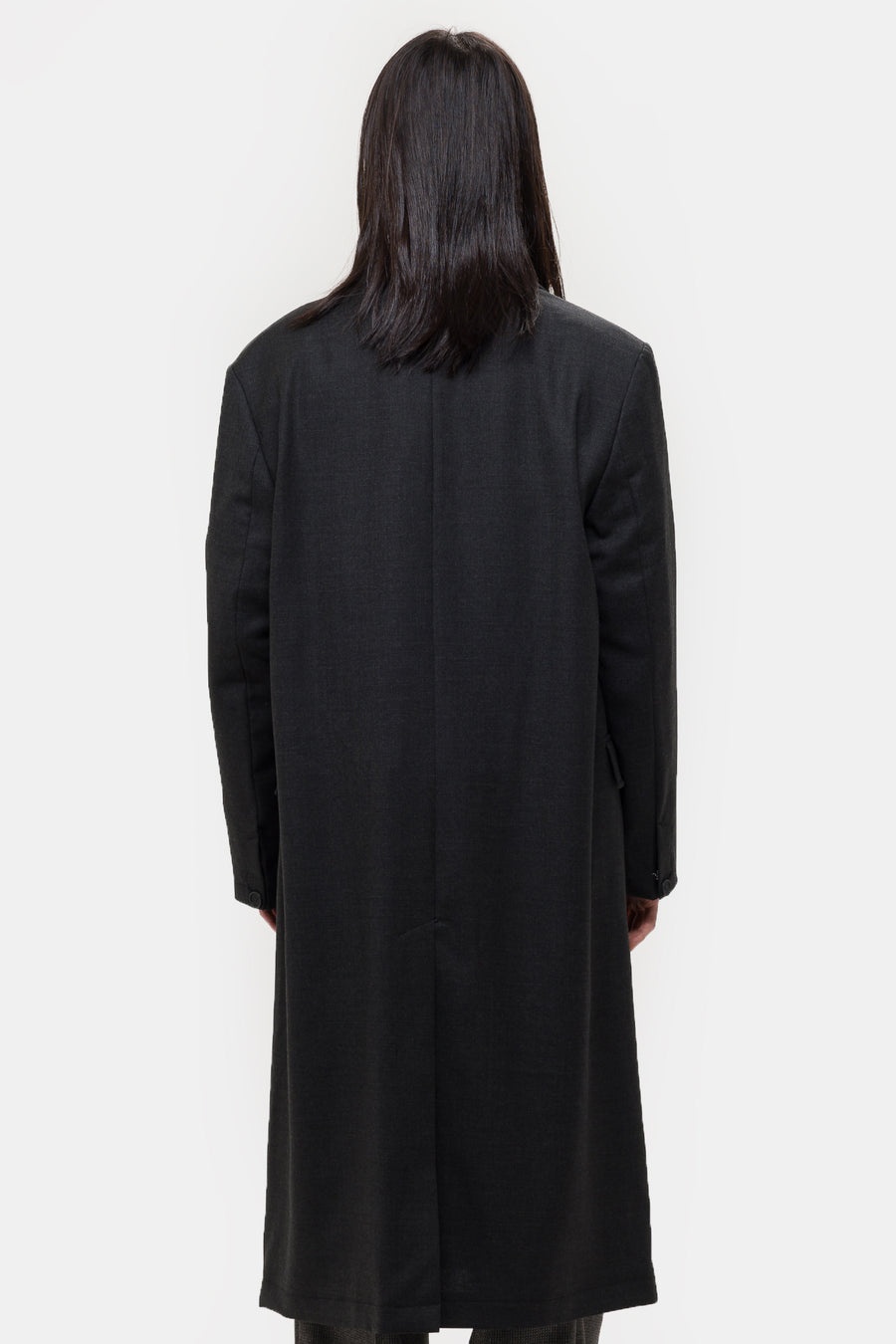 Evening Coat in Dark Grey - 3