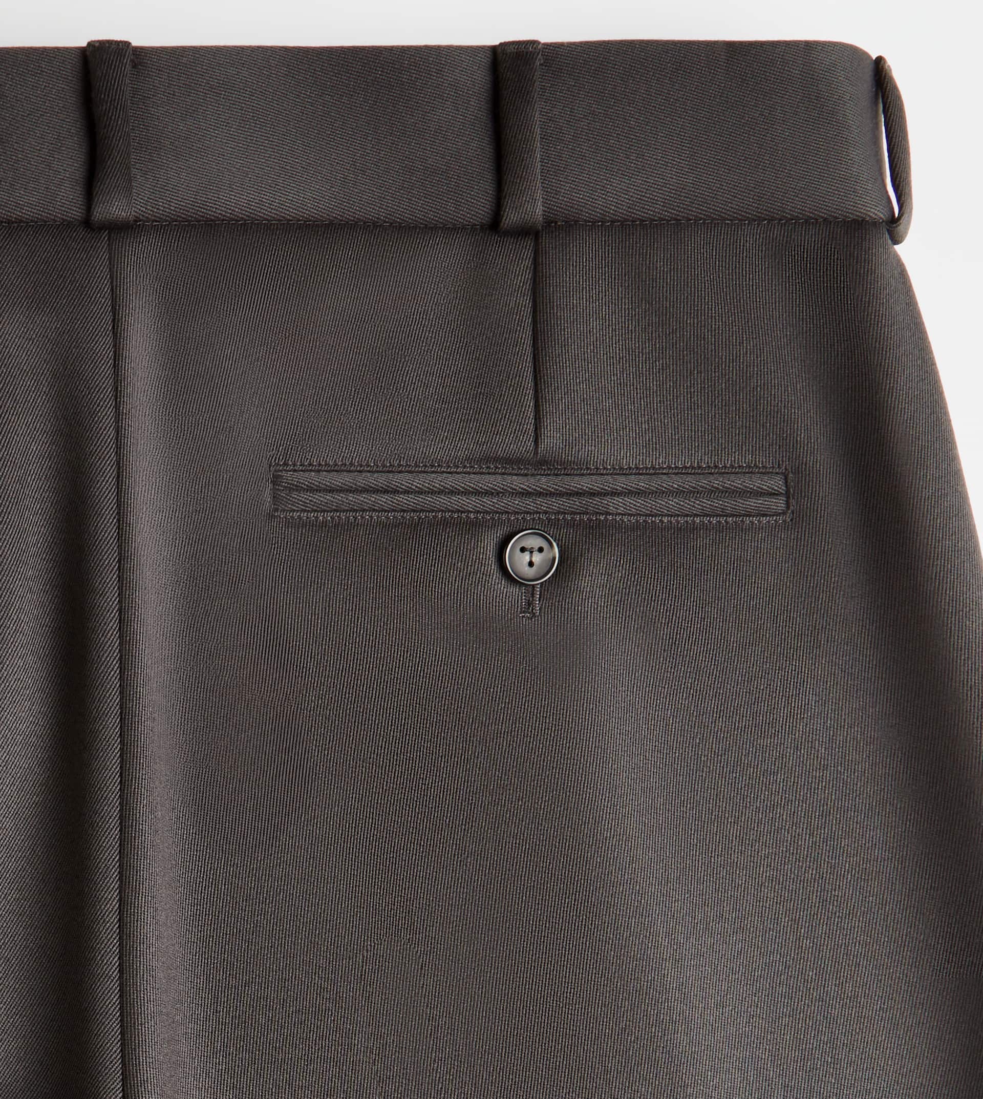 CLASSIC PANTS IN WOOL - GREY - 3