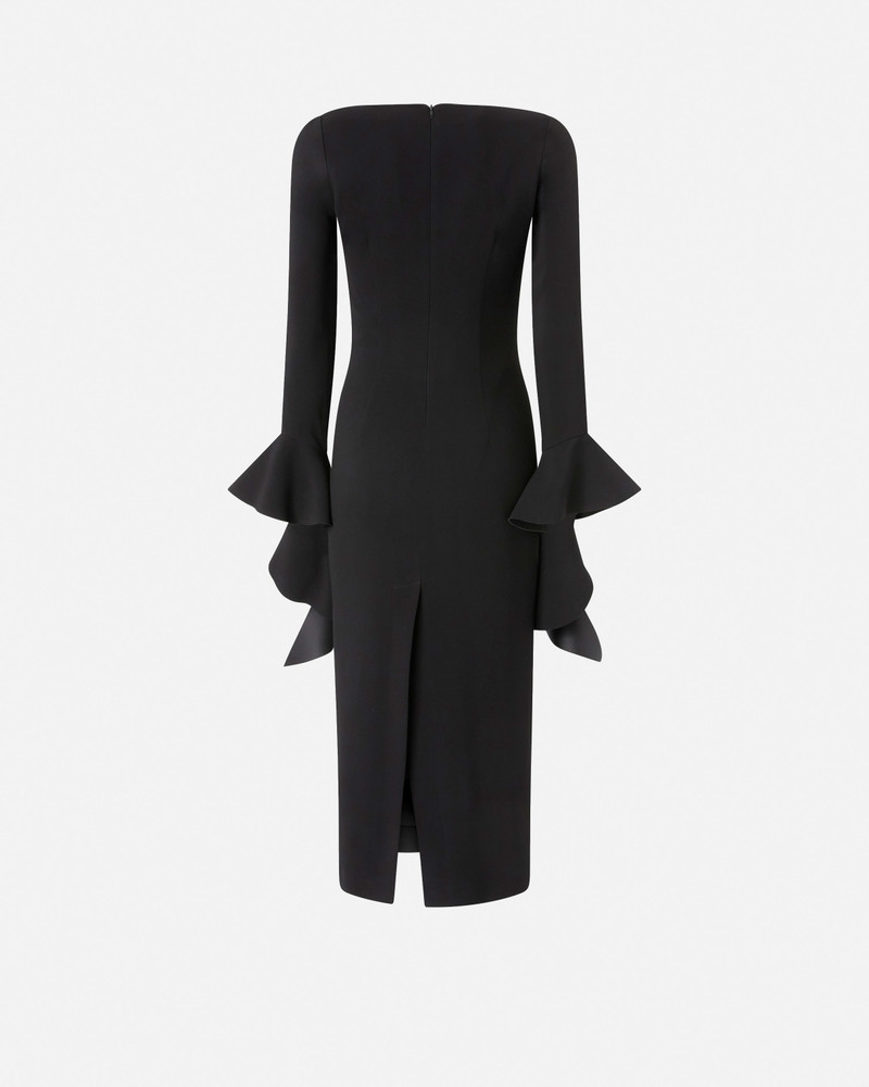 FITTED DRESS WITH FLOUNCES 6