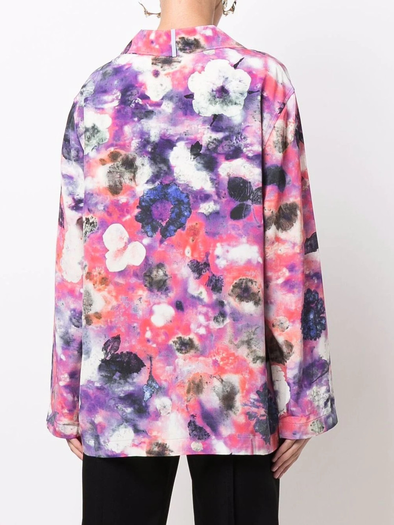 floral-print silk shirt 4
