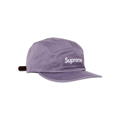 Supreme Supreme Washed Chino Twill Camp Cap 'Dusty Purple' outlook