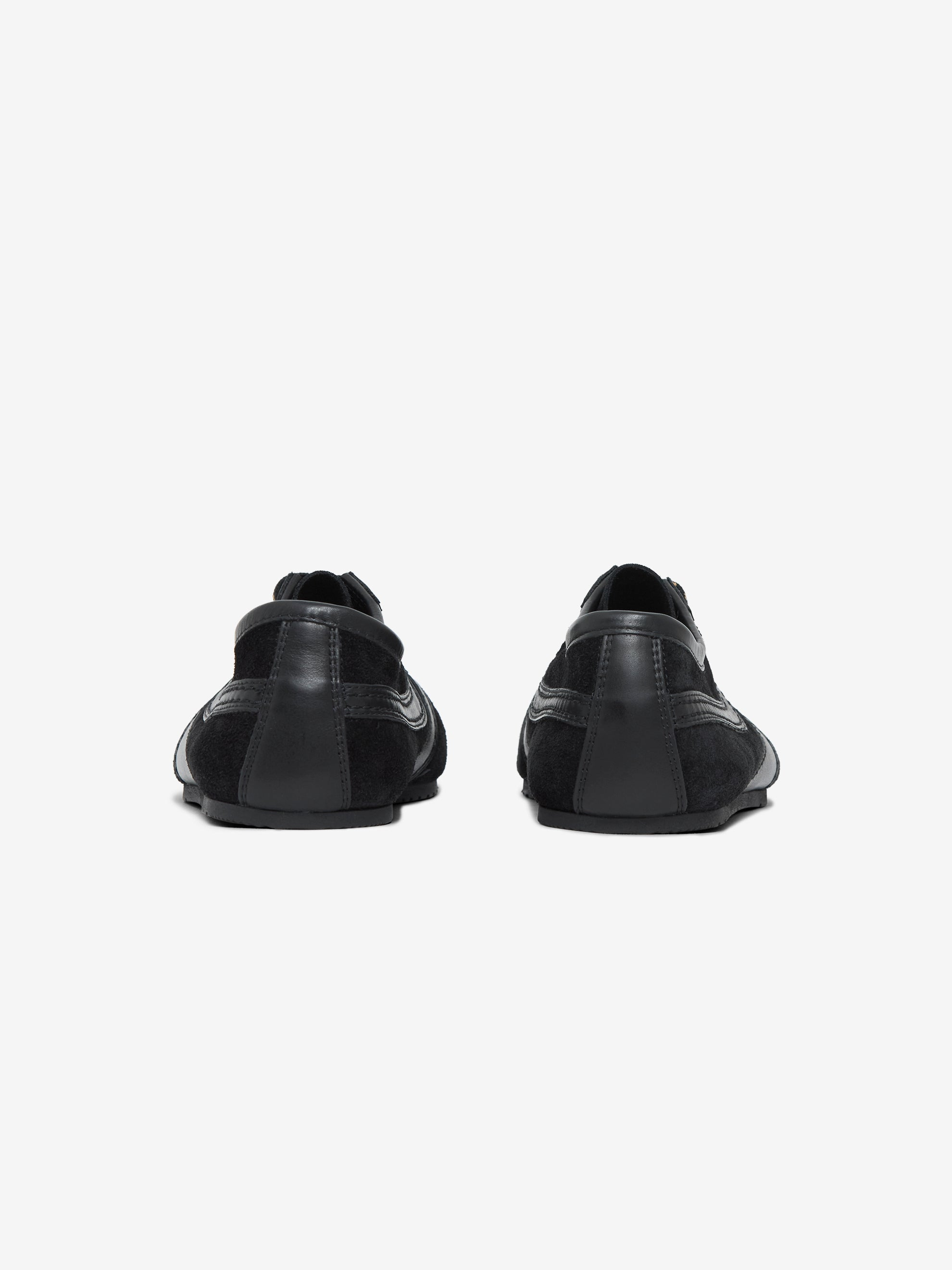 CALF LEATHER SNEAKERS (BLACK) - 4