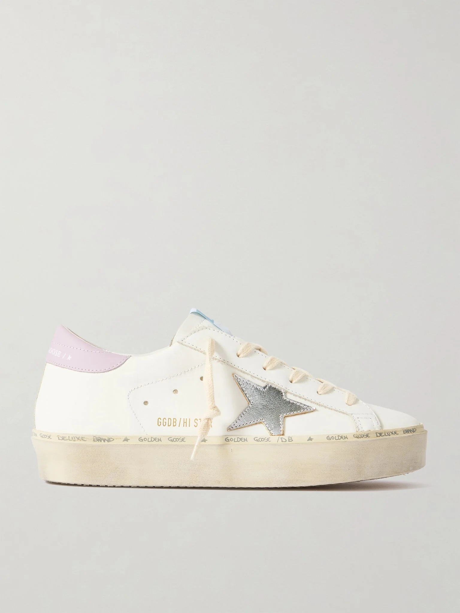 Hi Star distressed leather sneakers White - 1