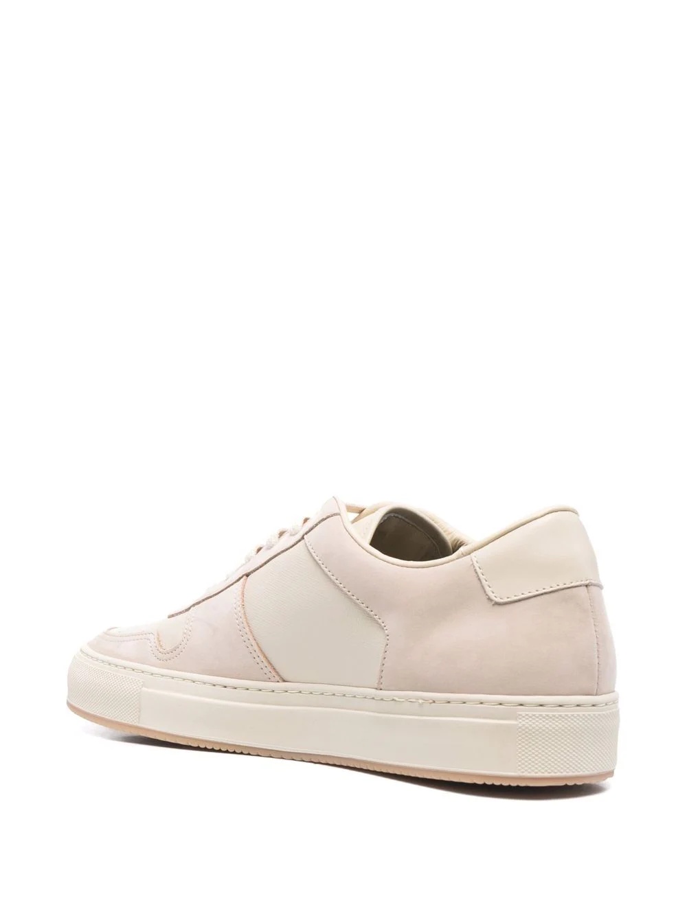 panelled lace-up sneakers - 3